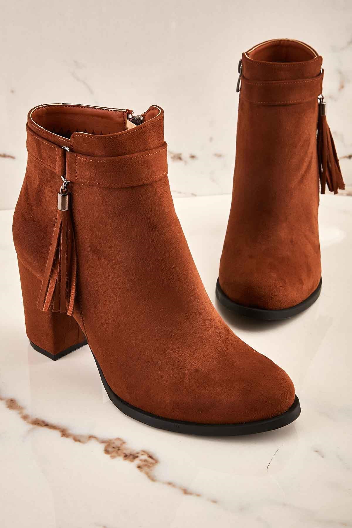 Taba Süet  Kadın Bot & Bootie K0570060265
