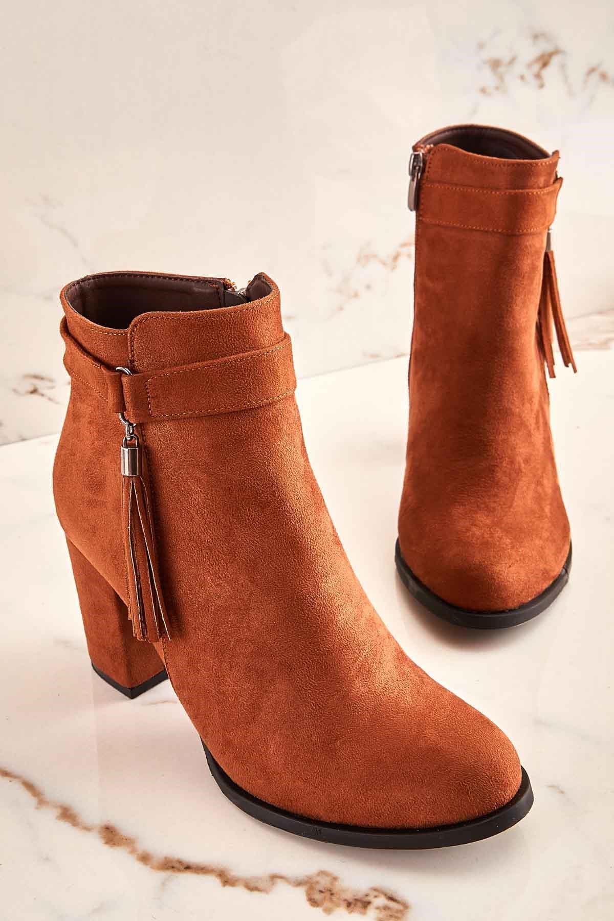 Taba Süet  Kadın Bot & Bootie K0570060265