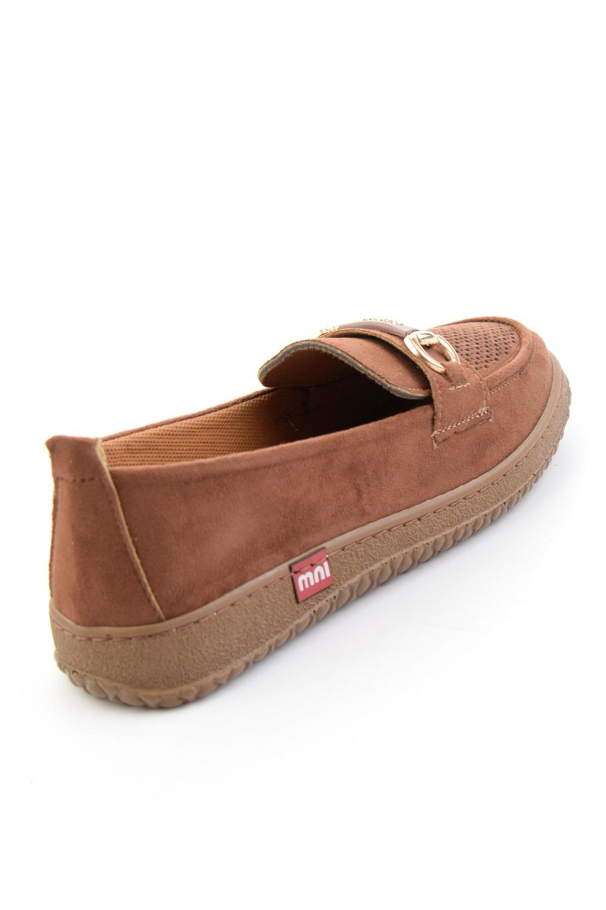 Taba Süet  Kadın Loafer Ayakkabı K01536105272
