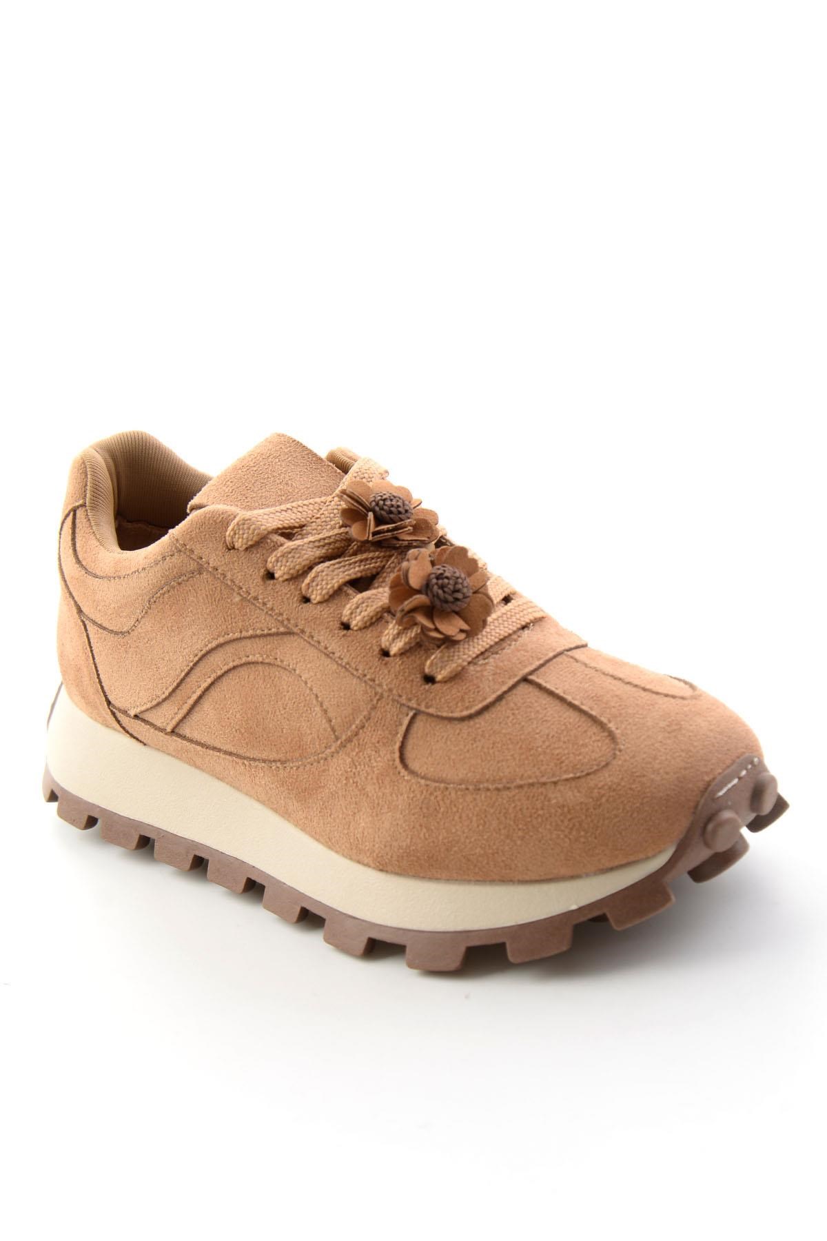 Taba Süet  Kadın Sneaker K01791073772