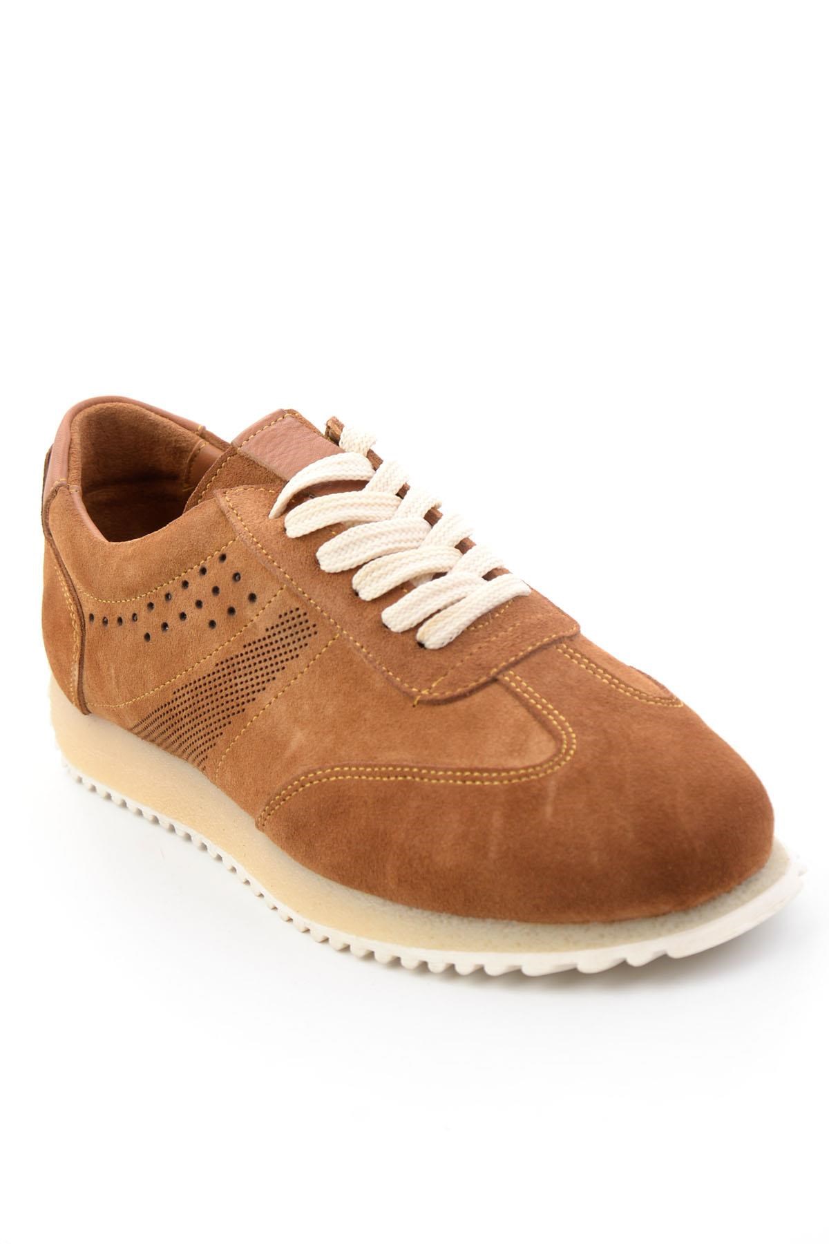 Tarçın Hakiki Deri Erkek Sneaker E01811042702
