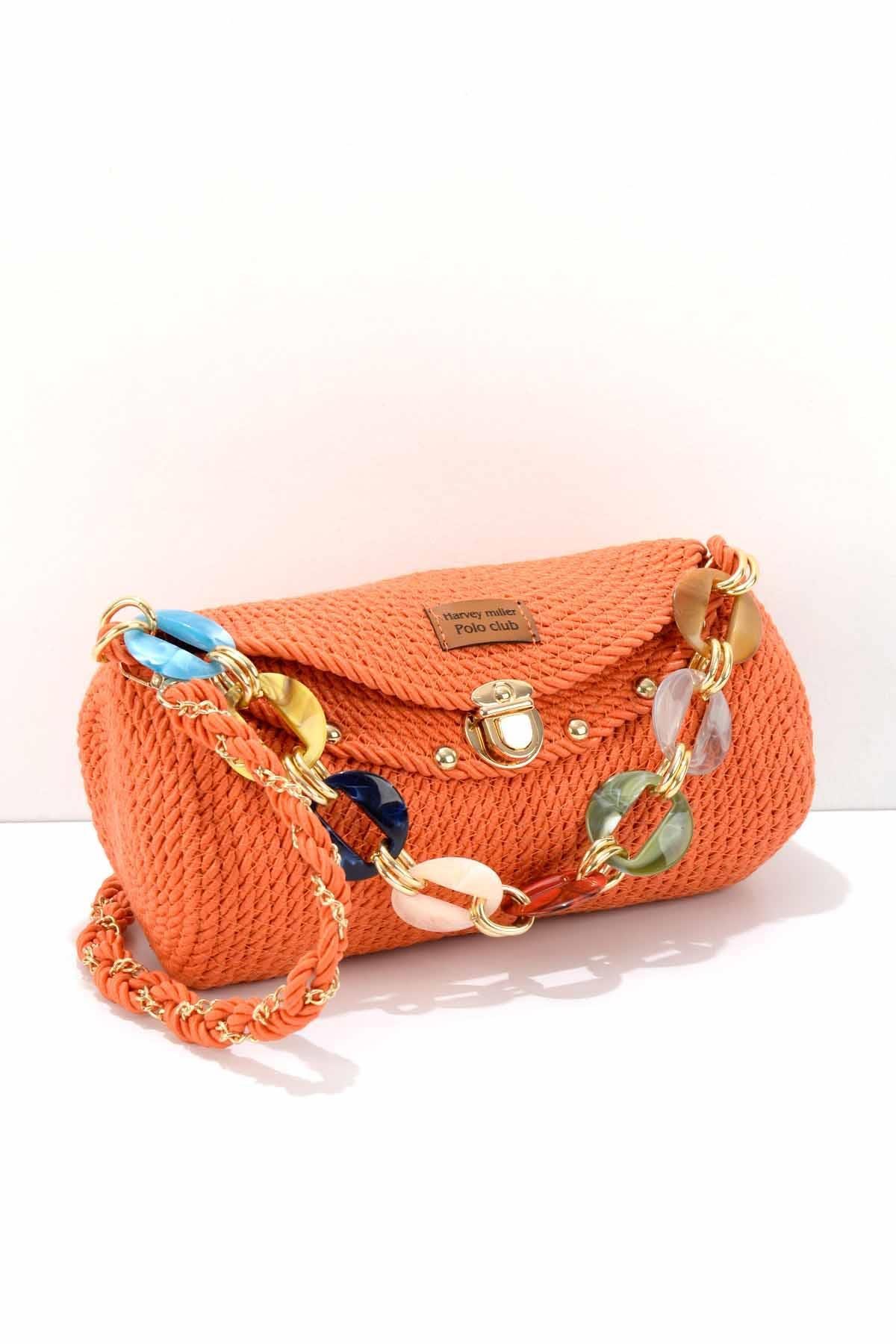 Turuncu  Kadın Postacı Çanta C06619613716