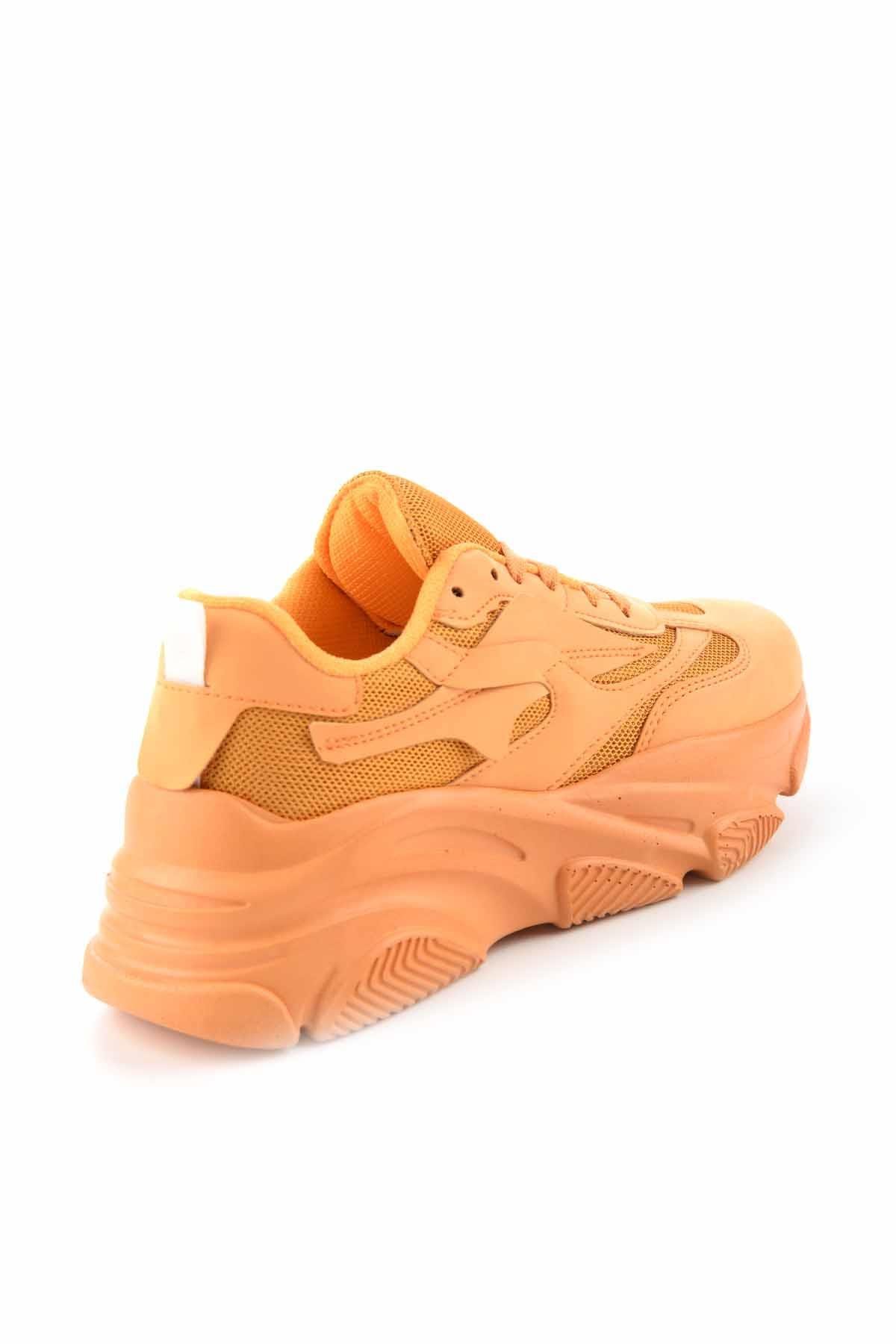 Turuncu Nubuk  Kadın Sneaker K01591003701