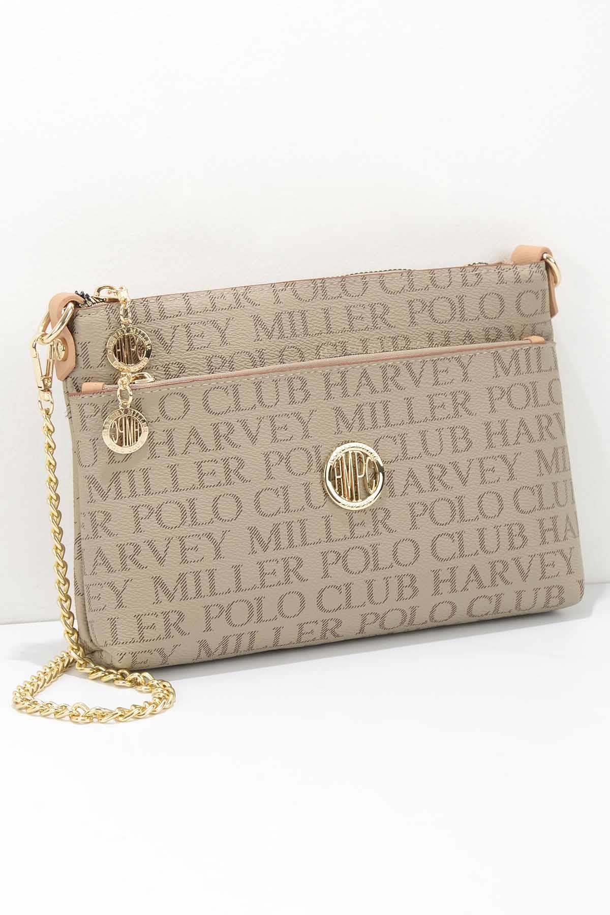 Vizon Baskı Detaylı  Kadın Postacı Çanta C06619502410