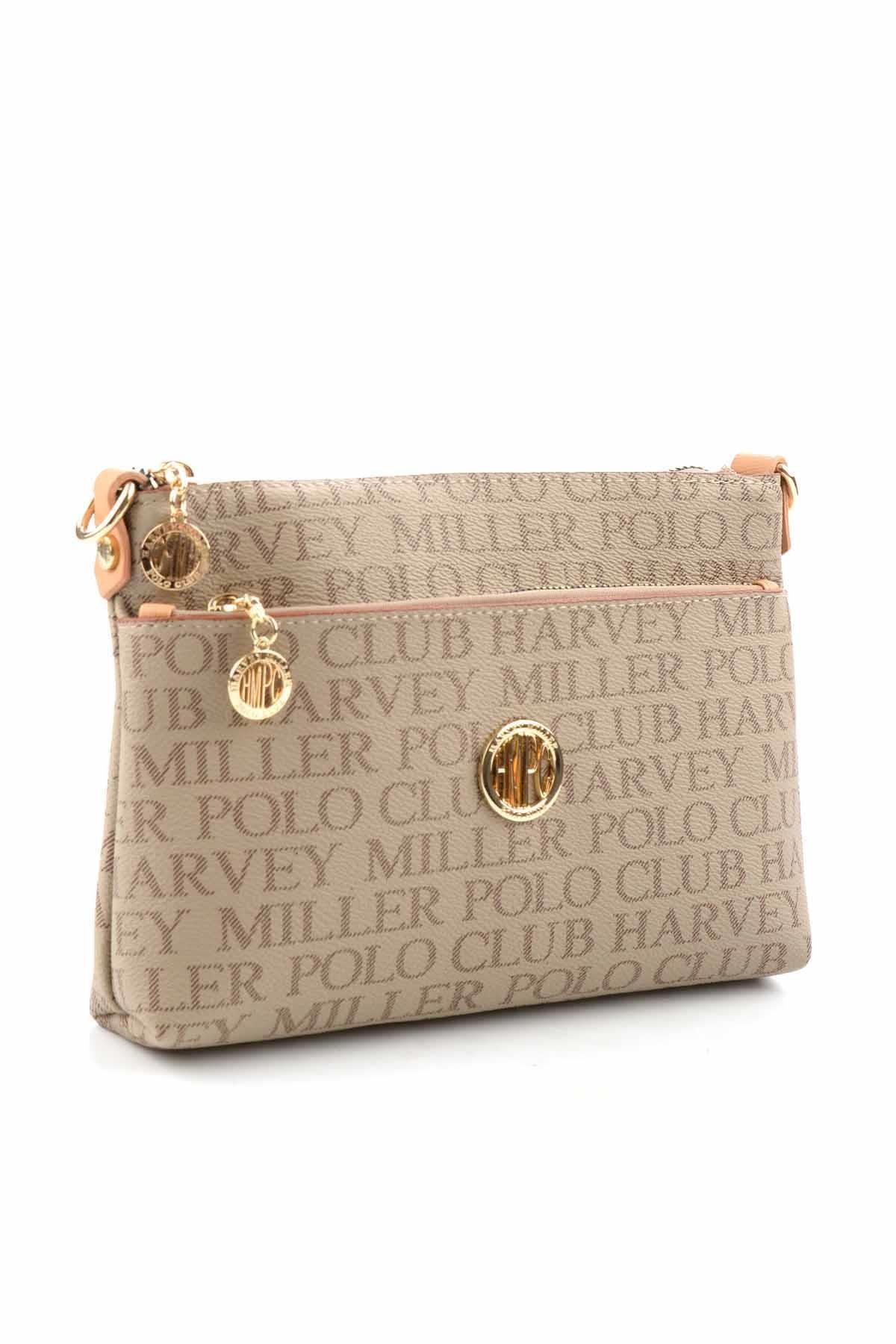 Vizon Baskı Detaylı  Kadın Postacı Çanta C06619502410