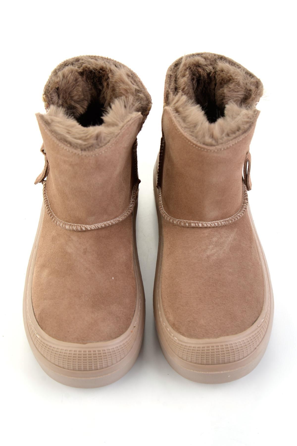 Vizon Hakiki Deri Kadın Bot & Bootie K02748100402