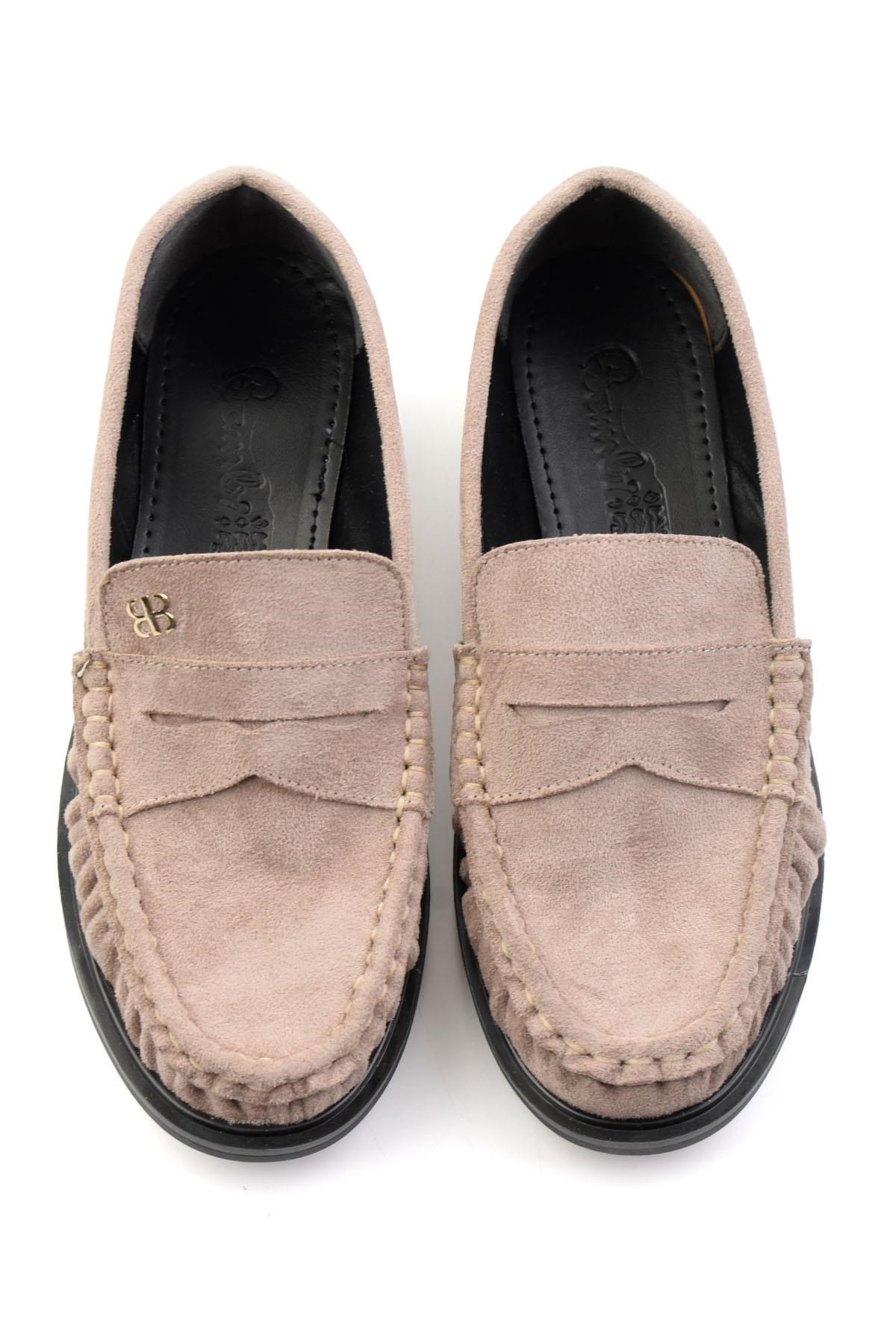Vizon  Kadın Loafer Ayakkabı K01503728372