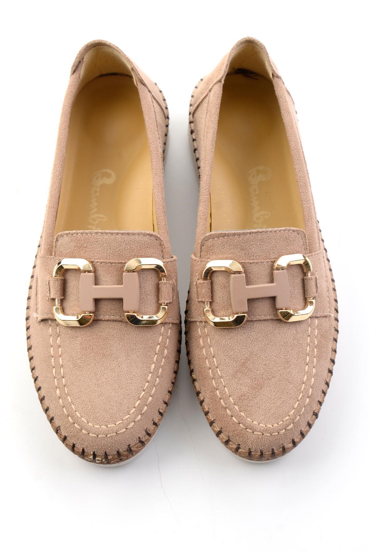 Vizon  Kadın Loafer Ayakkabı K01536194072