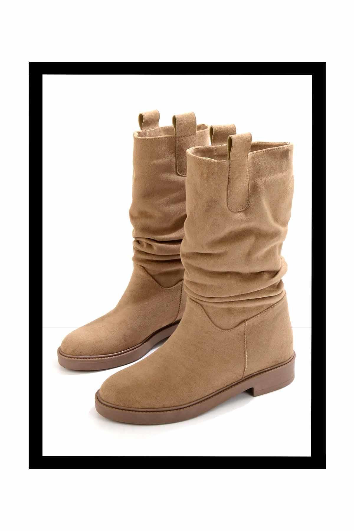Vizon Süet  Kadın Bot & Bootie K02828061002