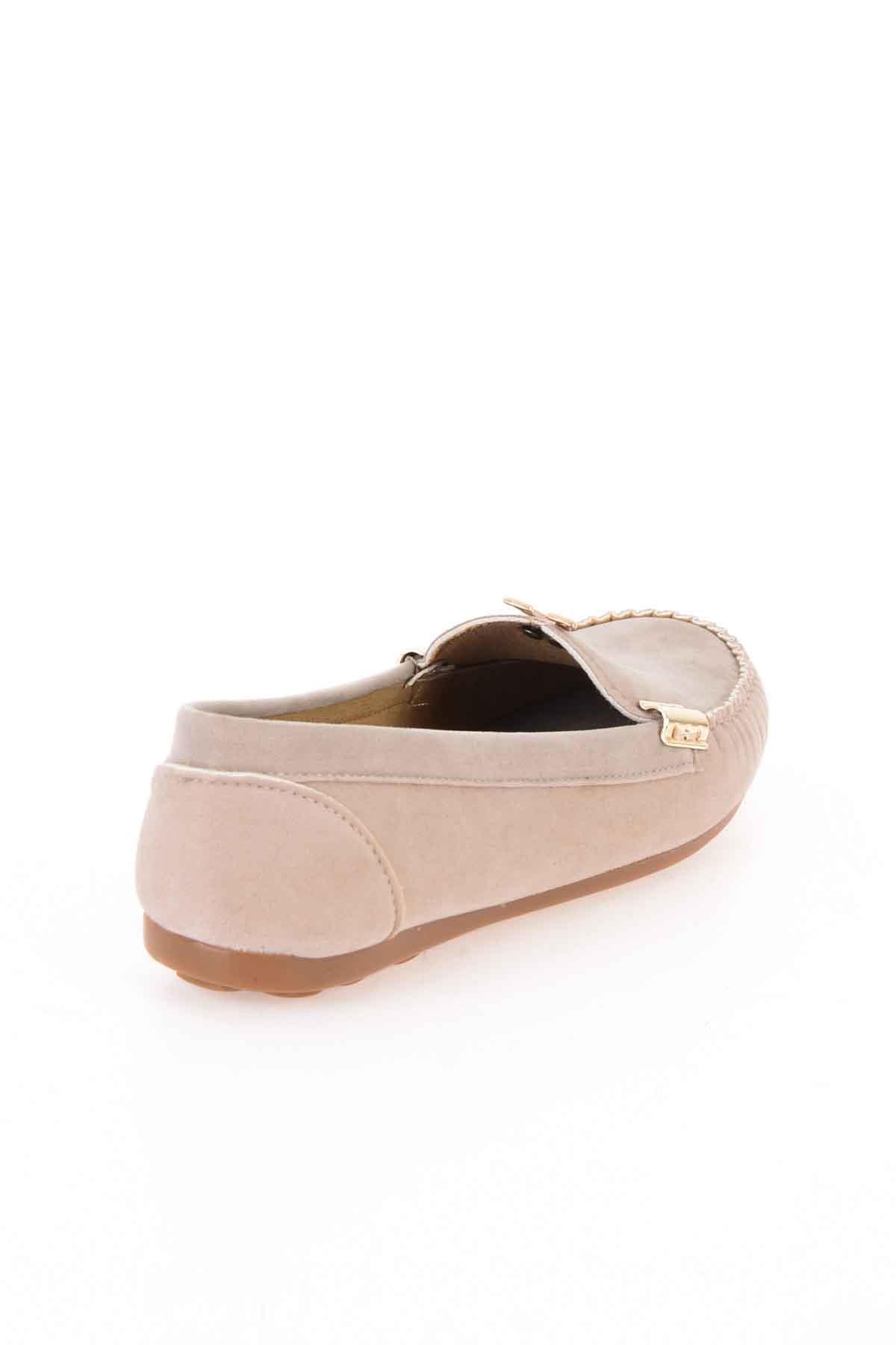Vizon Süet  Kadın Loafer Ayakkabı K01542055572
