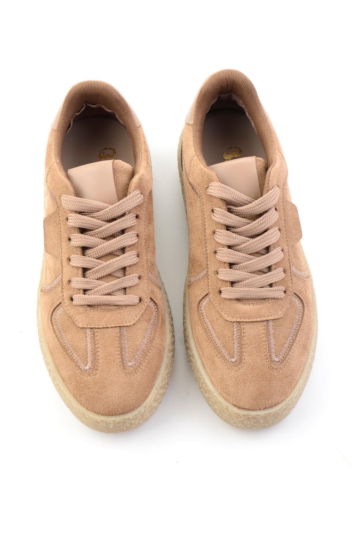 Vizon Süet  Kadın Sneaker K01791074372