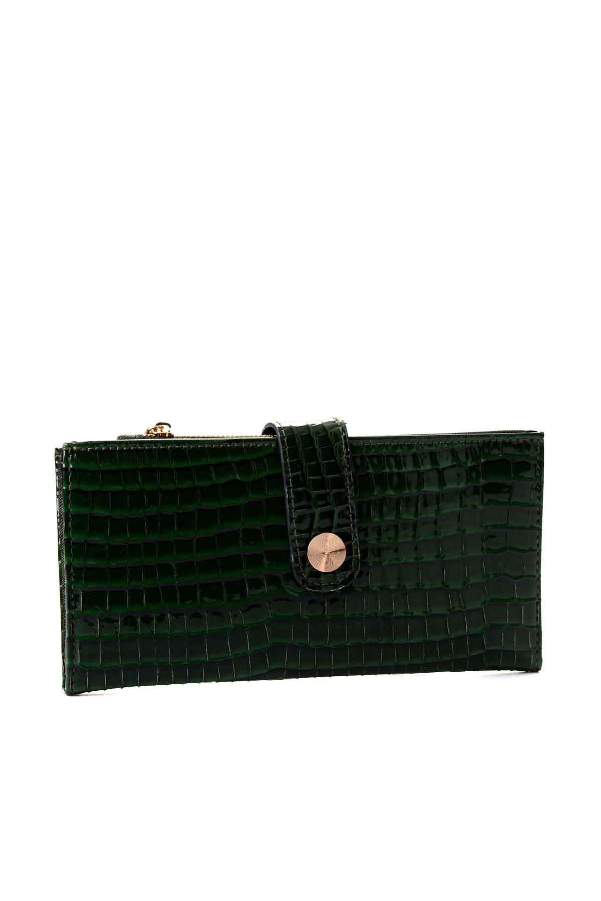 Yeşil  Kadın Cüzdan 