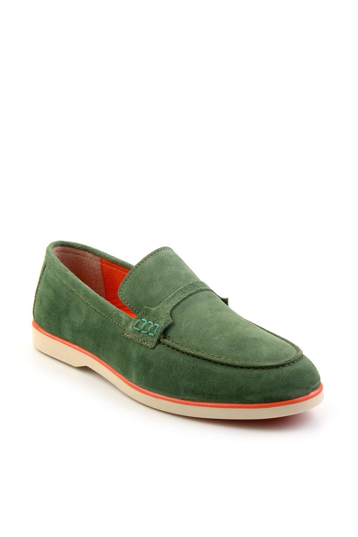 Yeşil Leather Erkek Loafer Ayakkabı E01070240002