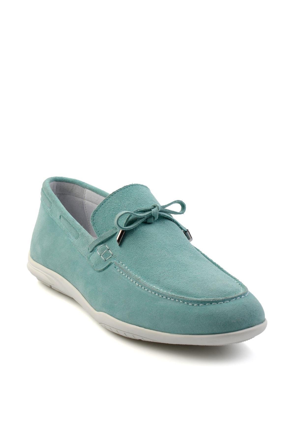Yeşil Leather Erkek Loafer Ayakkabı E01011033002