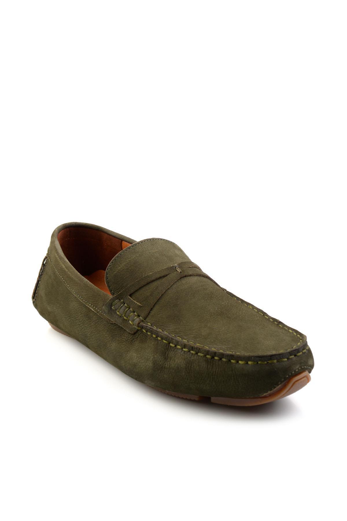 Yeşil Leather Erkek Loafer Ayakkabı E01547007801