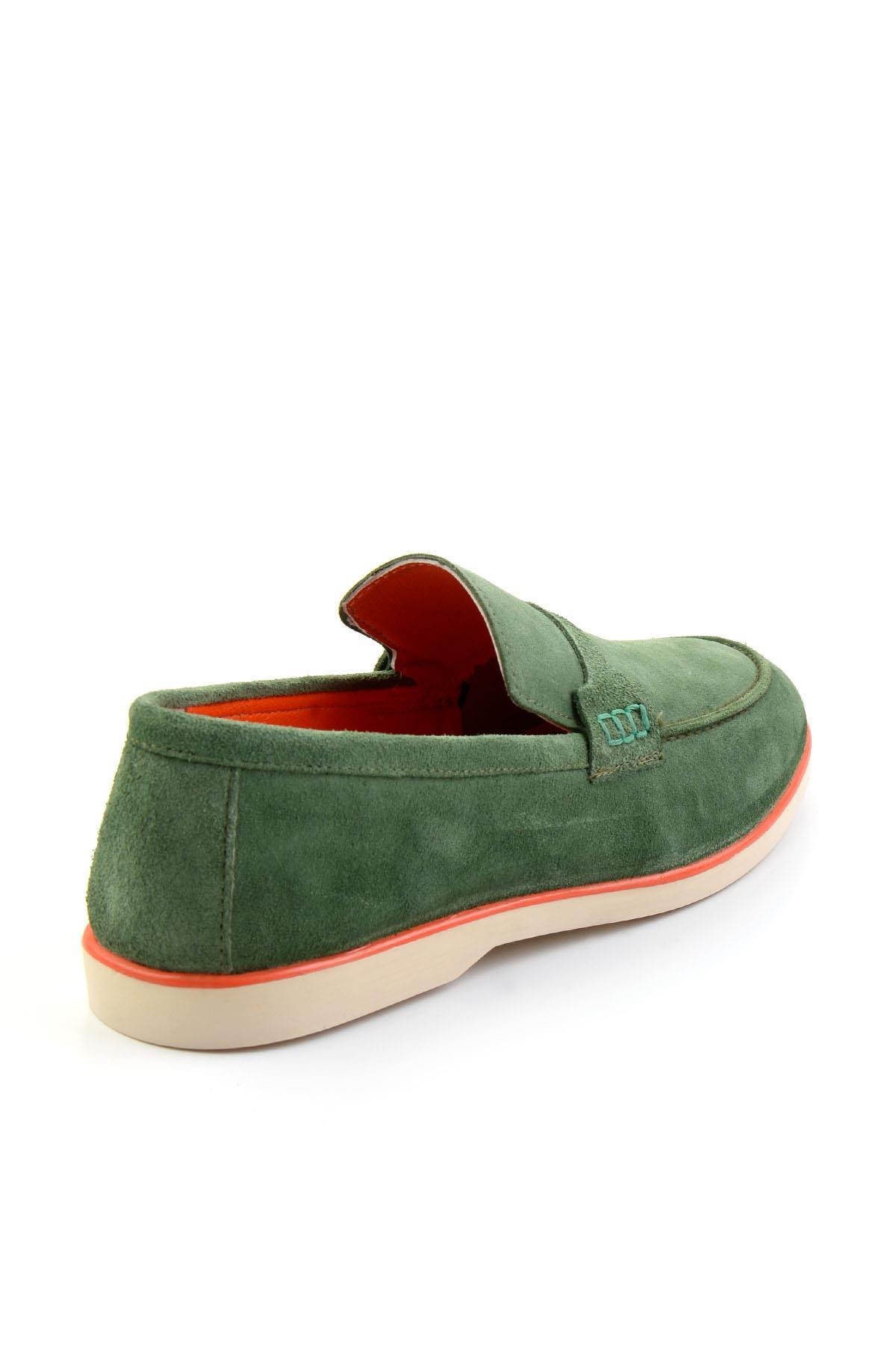 Yeşil Leather Erkek Loafer Ayakkabı E01070240002