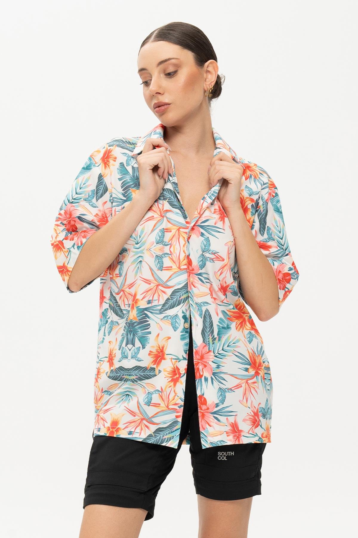 FLORAL GÖMLEK