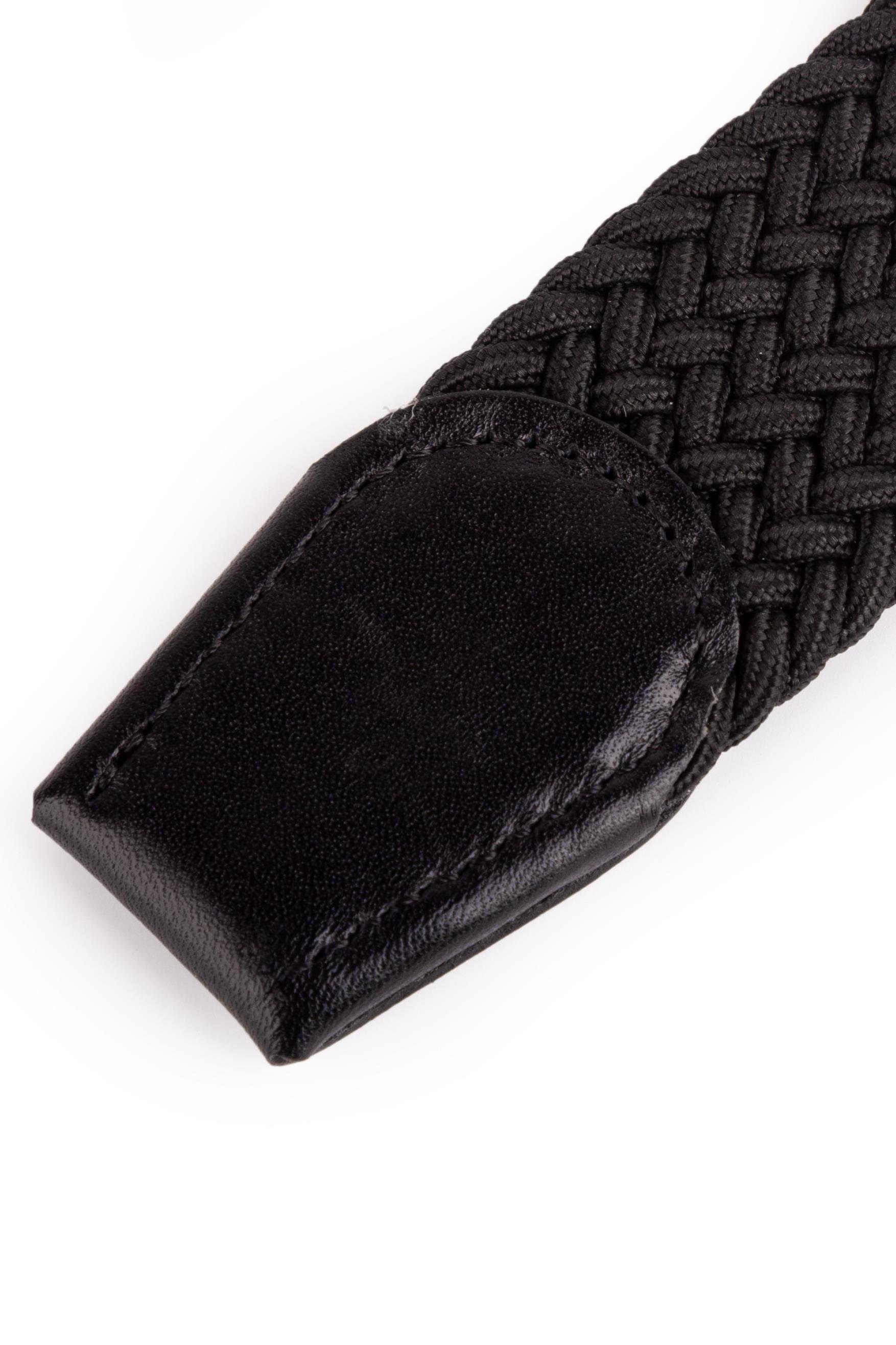 Knitted Elastic Belt Siyah