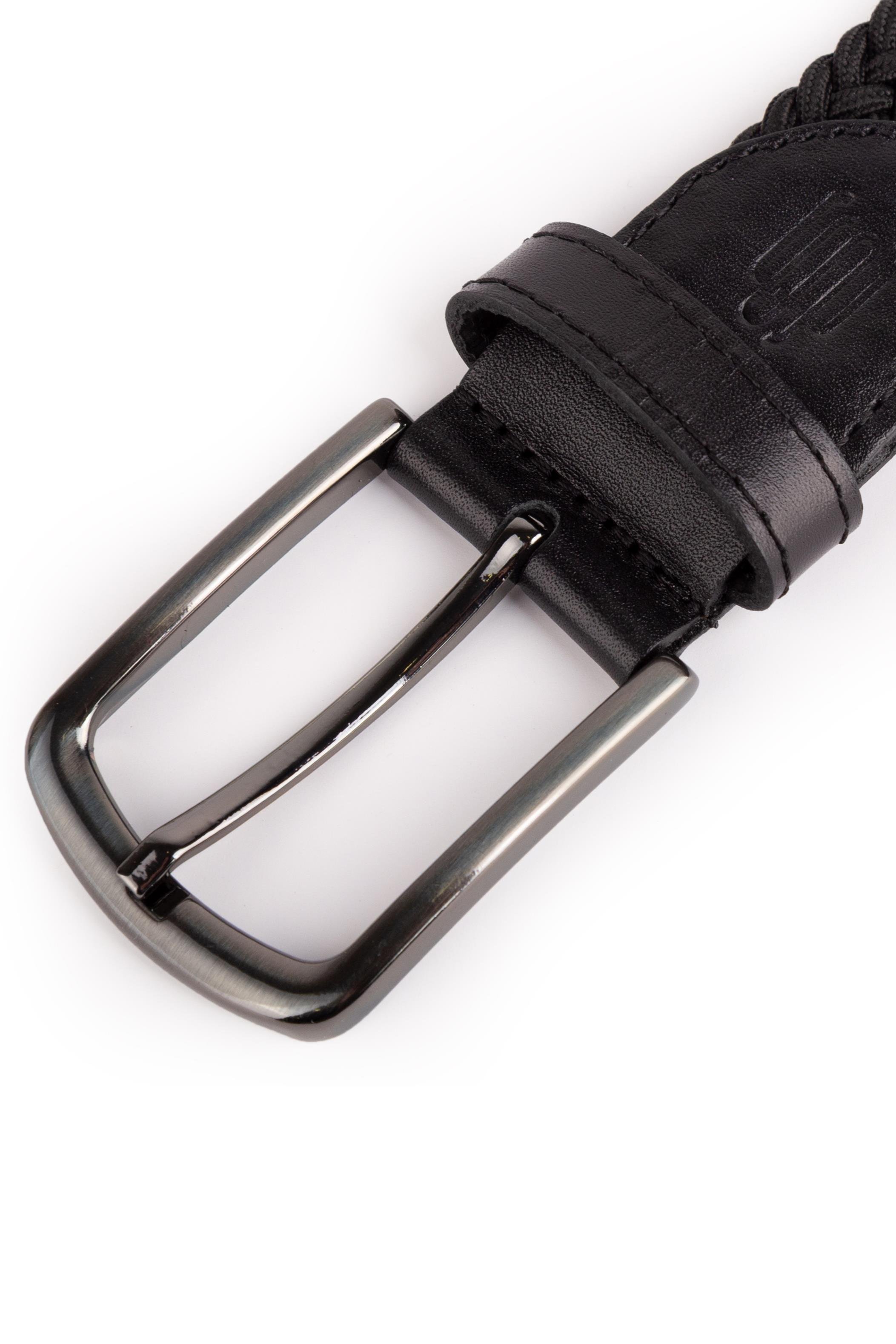 Knitted Elastic Belt Siyah