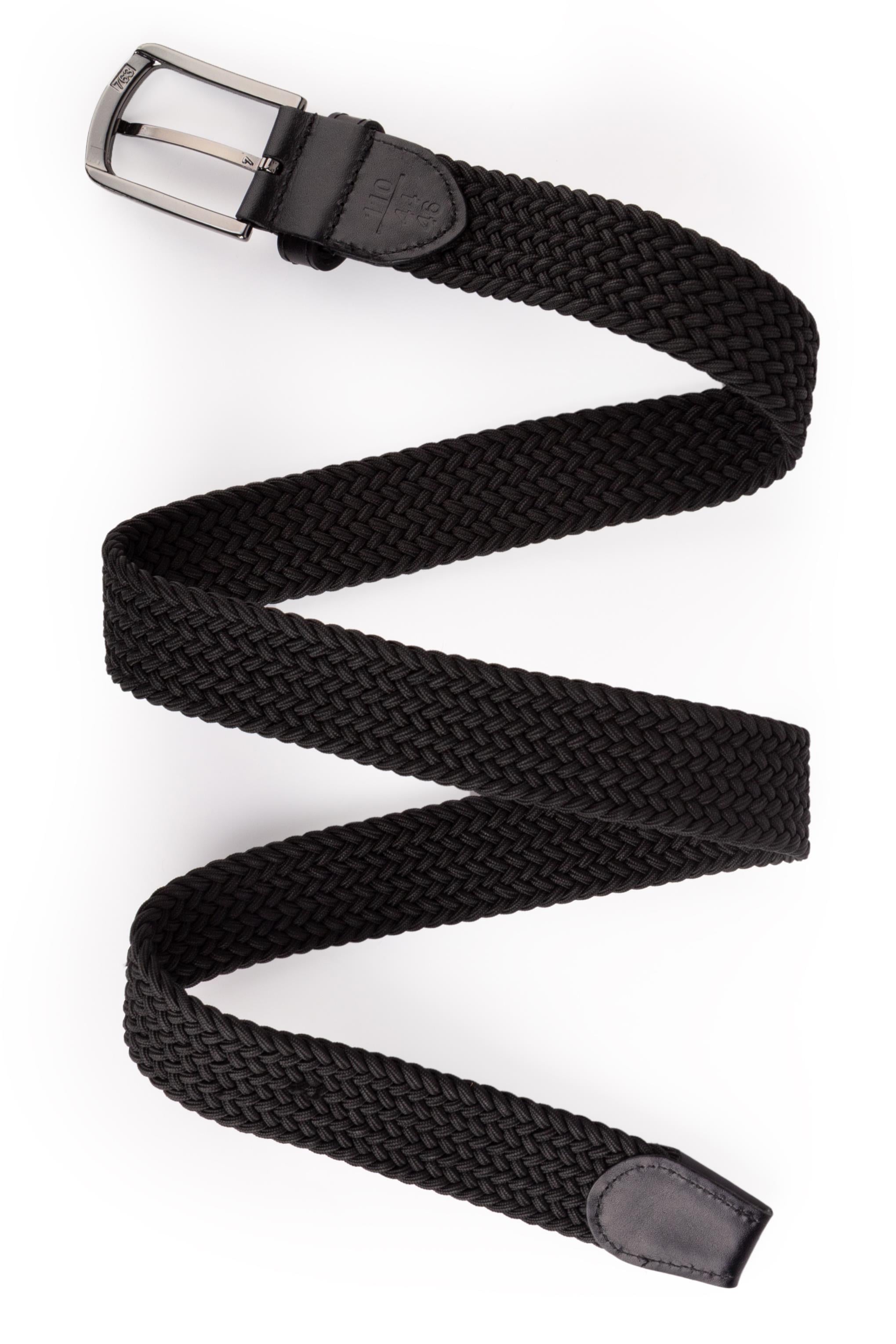 Knitted Elastic Belt Siyah