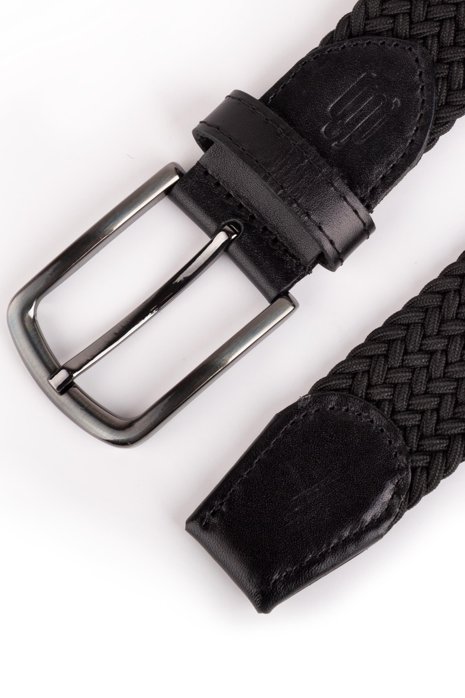 Knitted Elastic Belt Siyah
