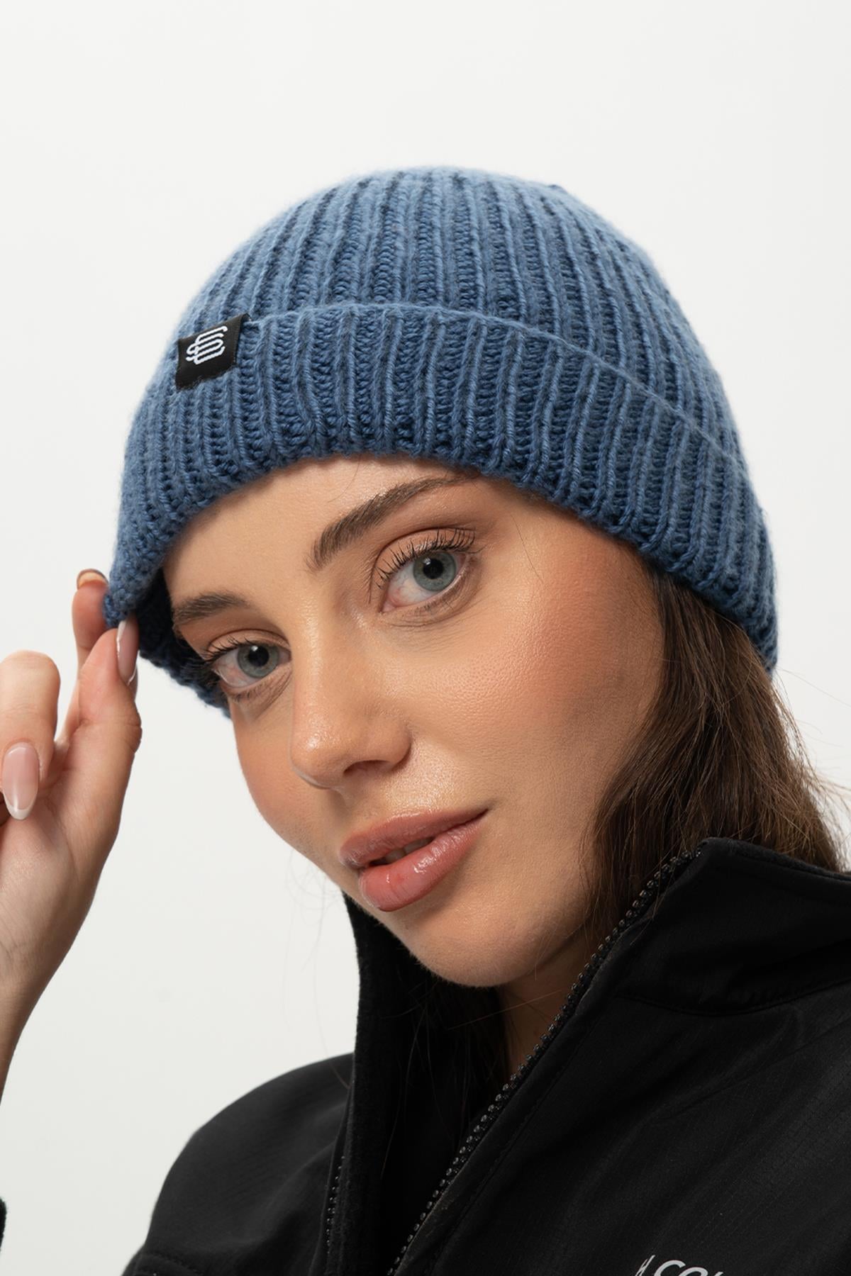 Sherpa Beanie Mavi