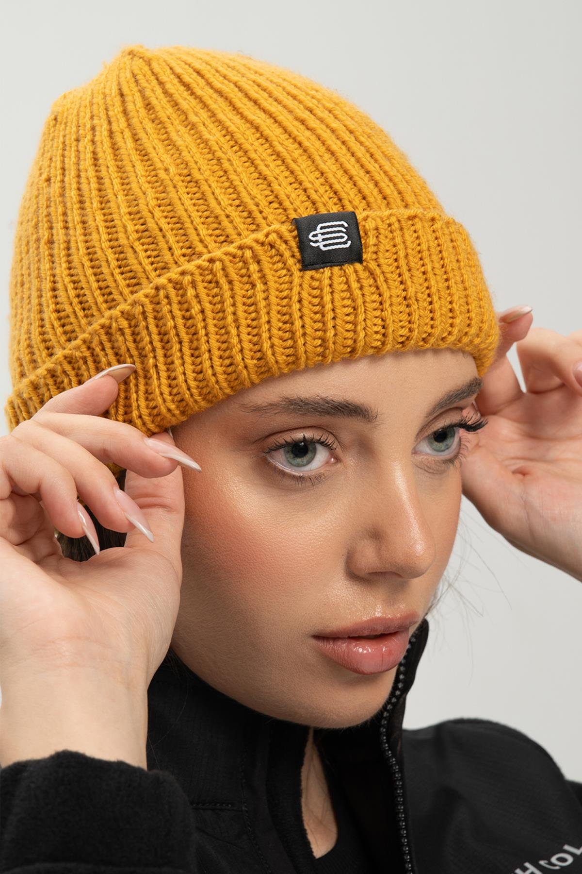Sherpa Beanie Sarı