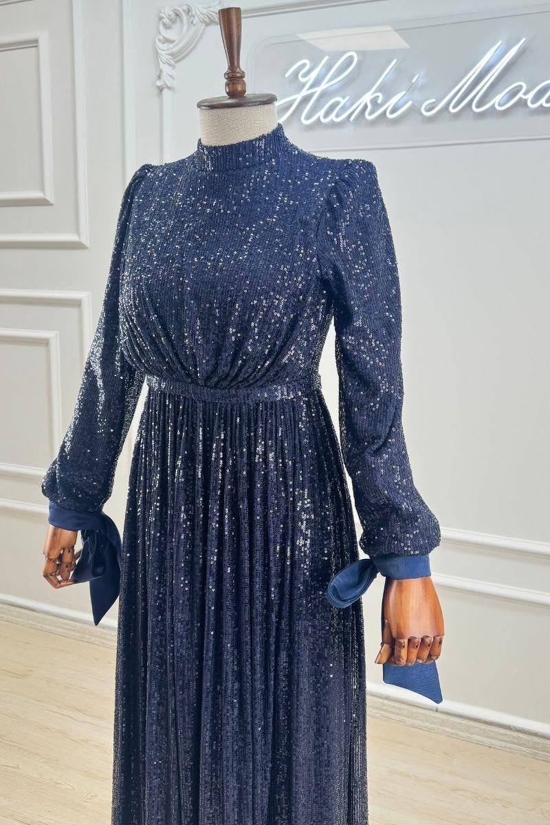 Arven Payetli Tesettür AbiyeLP6108