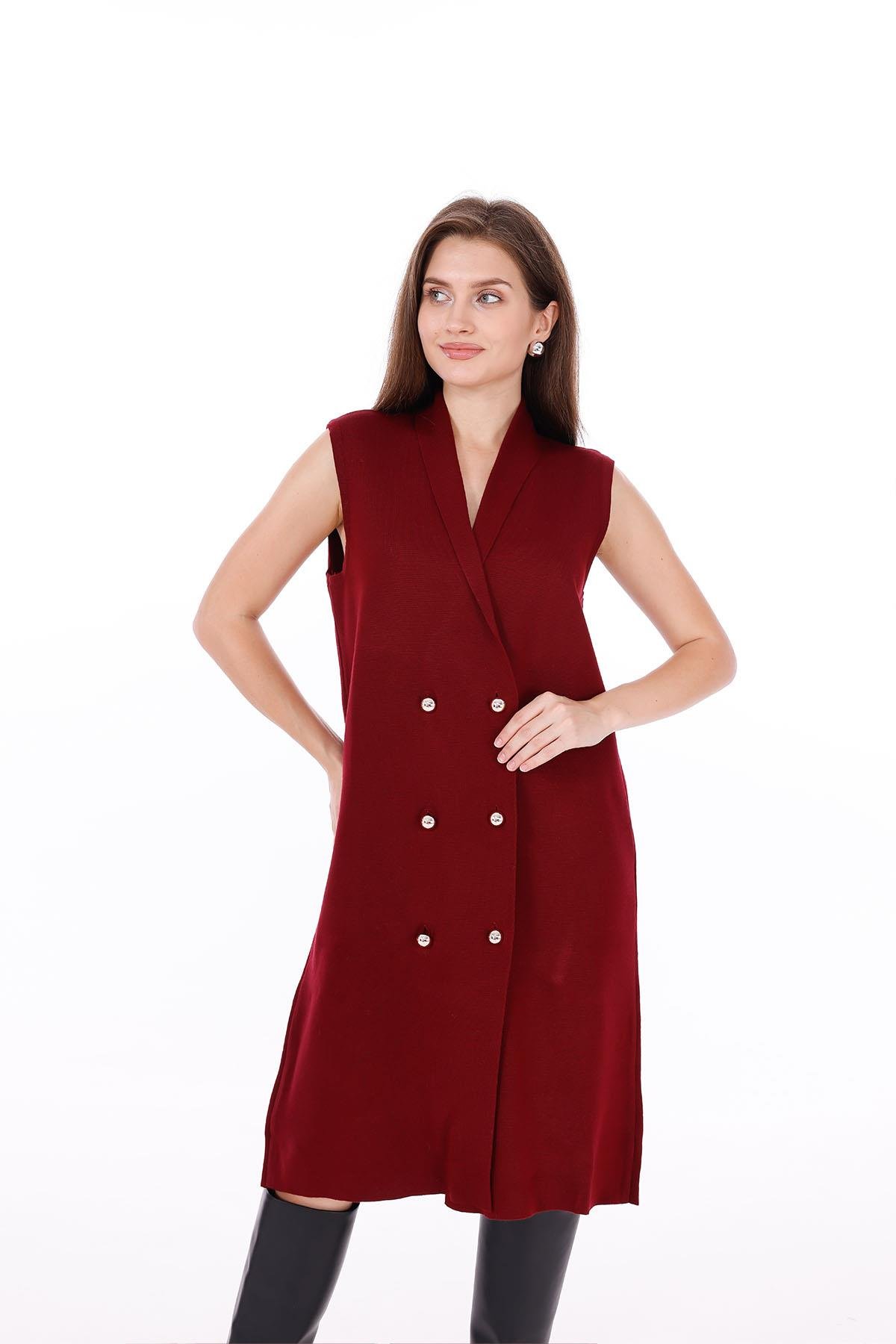 DÜĞME DETAYLI HIRKA BORDOHM1319