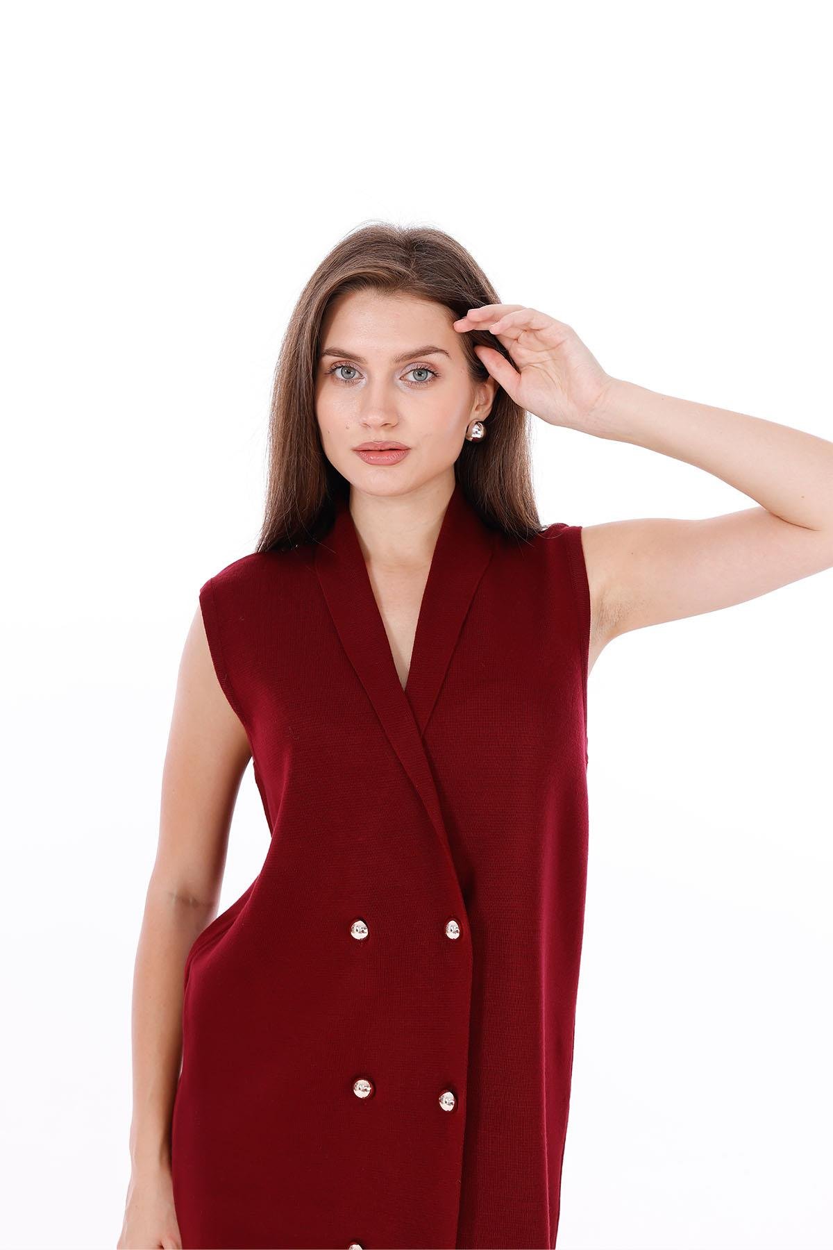 DÜĞME DETAYLI HIRKA BORDOHM1319