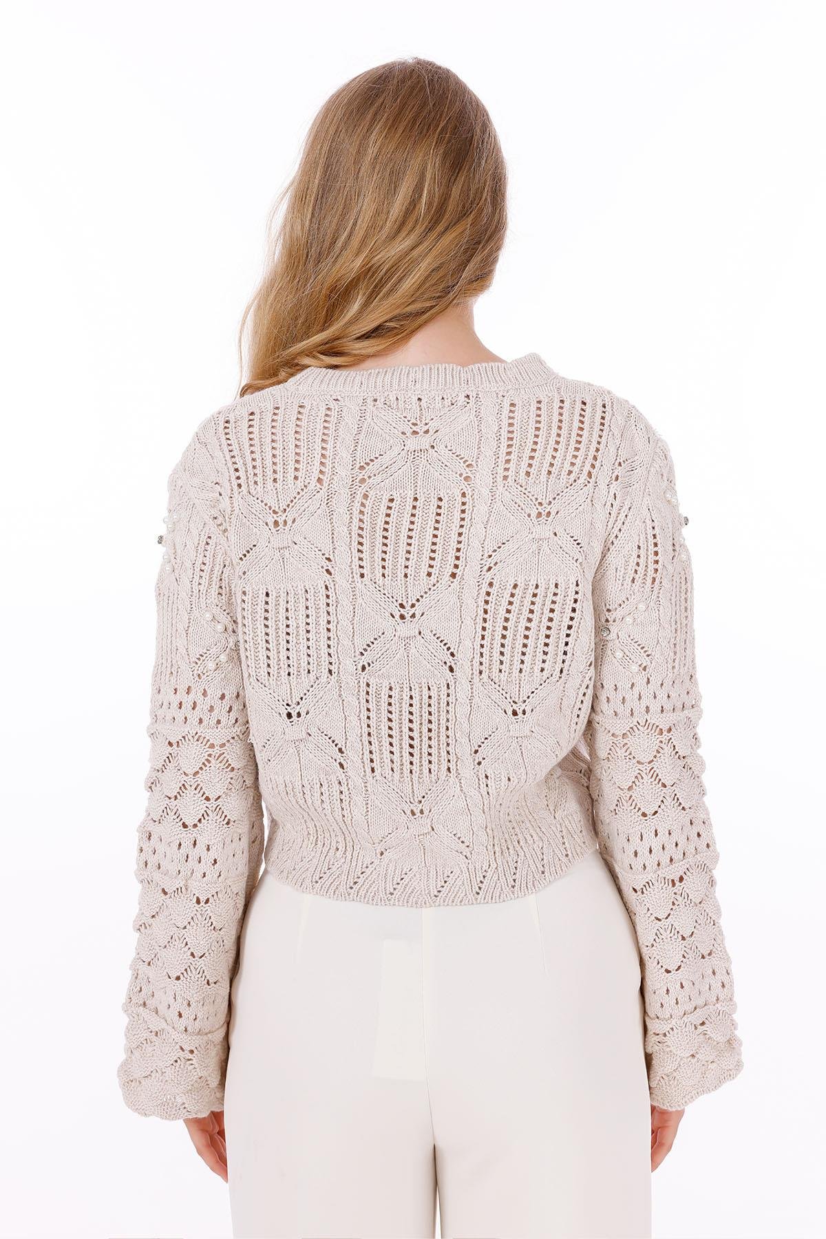 İNCİLİ TRİKO KAZAK TAŞHM3132