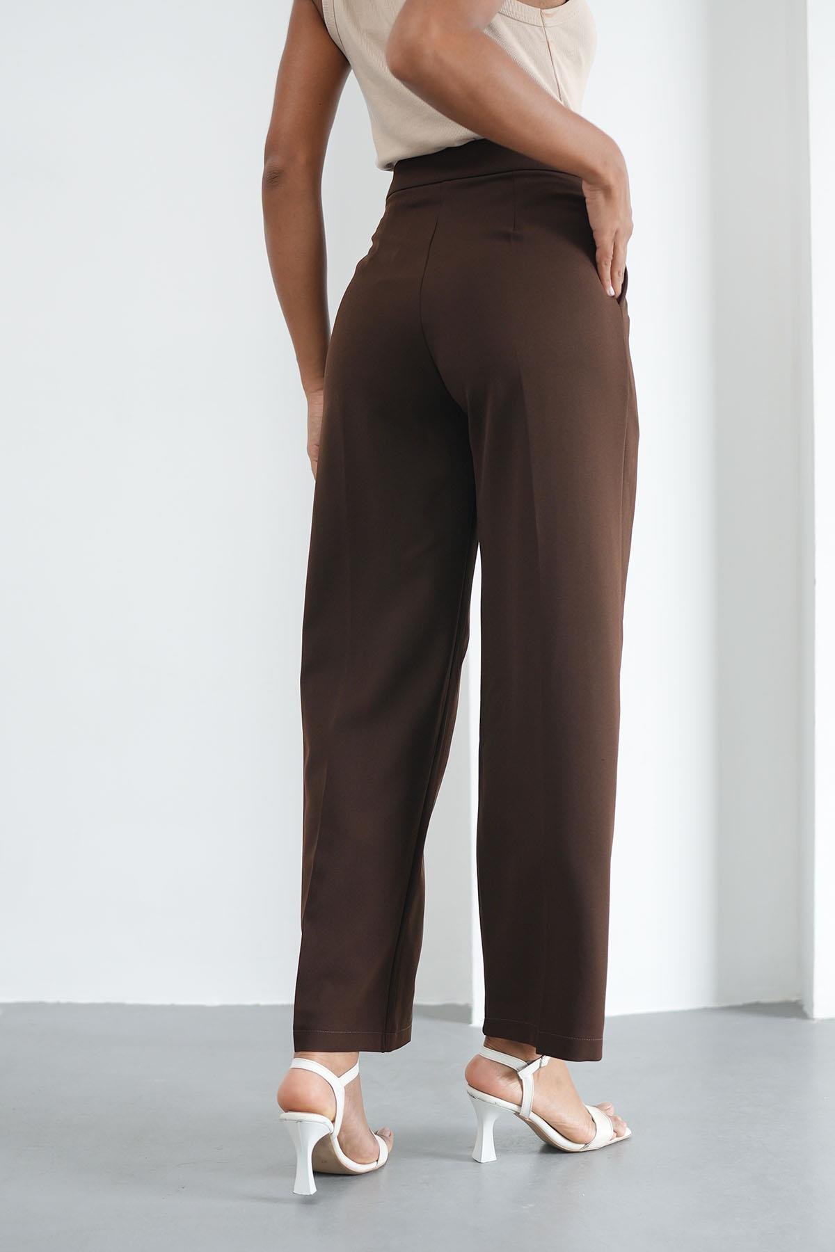 Palazzo Acı Kahve PantolonHM1335