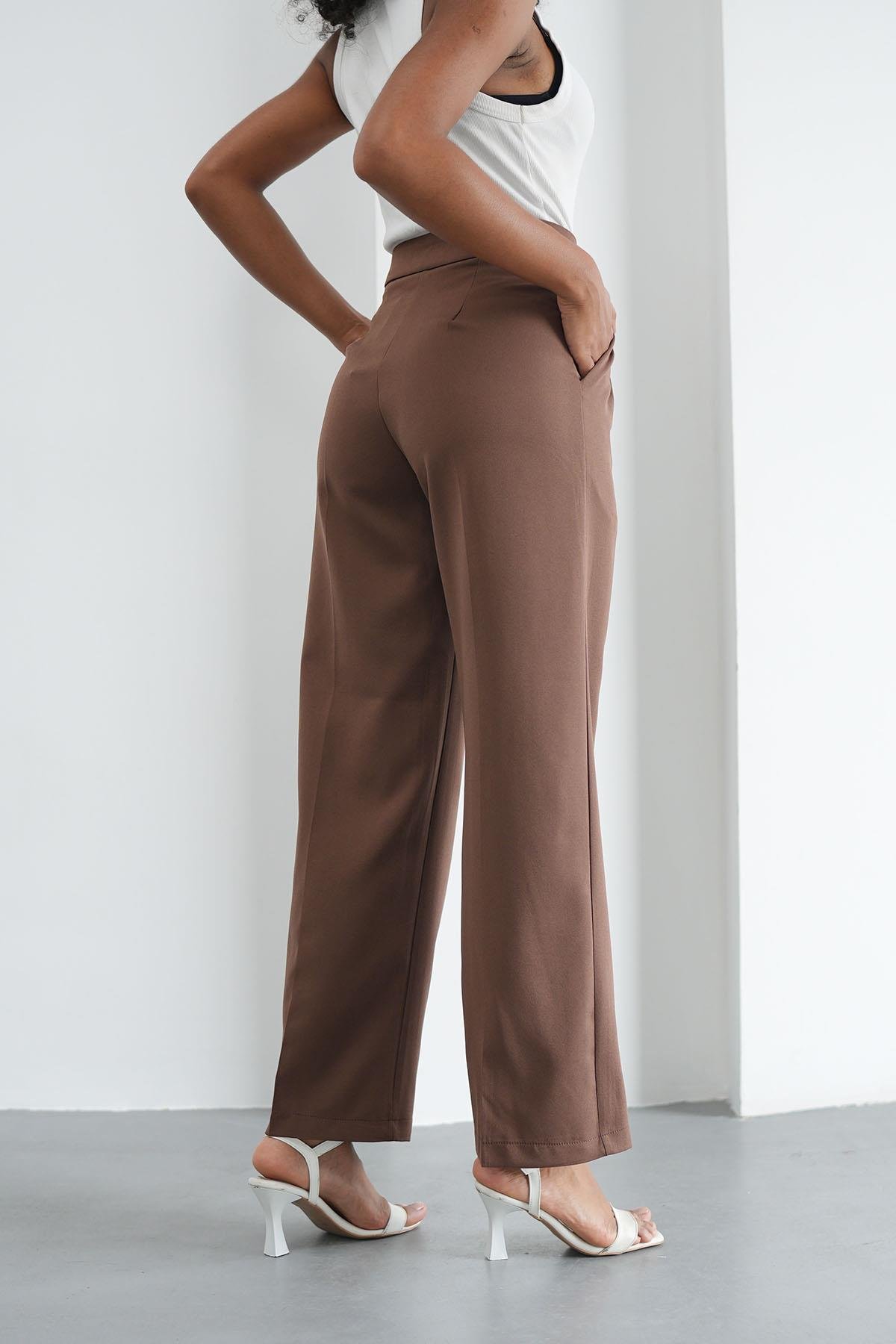 Palazzo Kahverengi PantolonHM1335