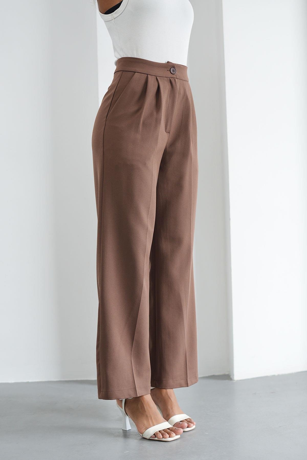 Palazzo Kahverengi PantolonHM1335