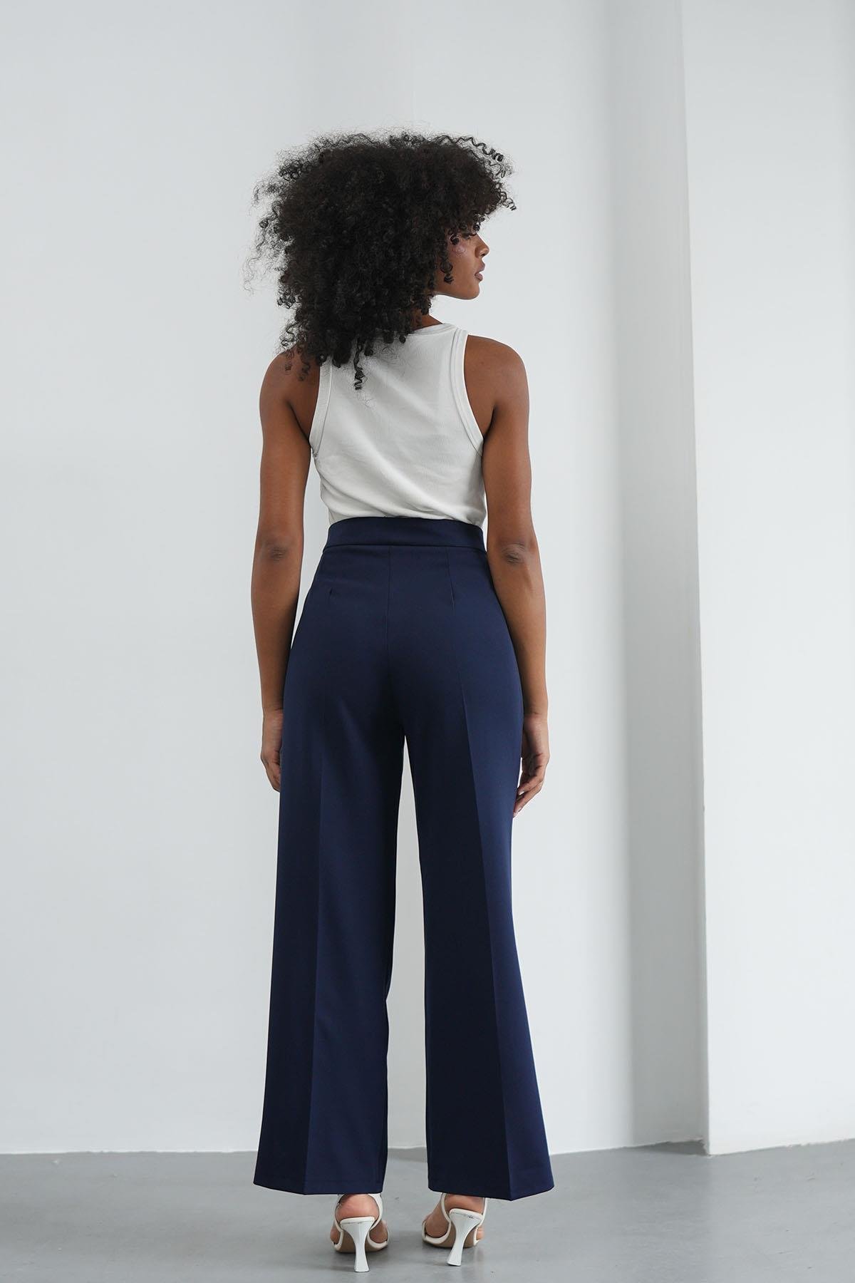 Palazzo Lacivert PantolonHM1335