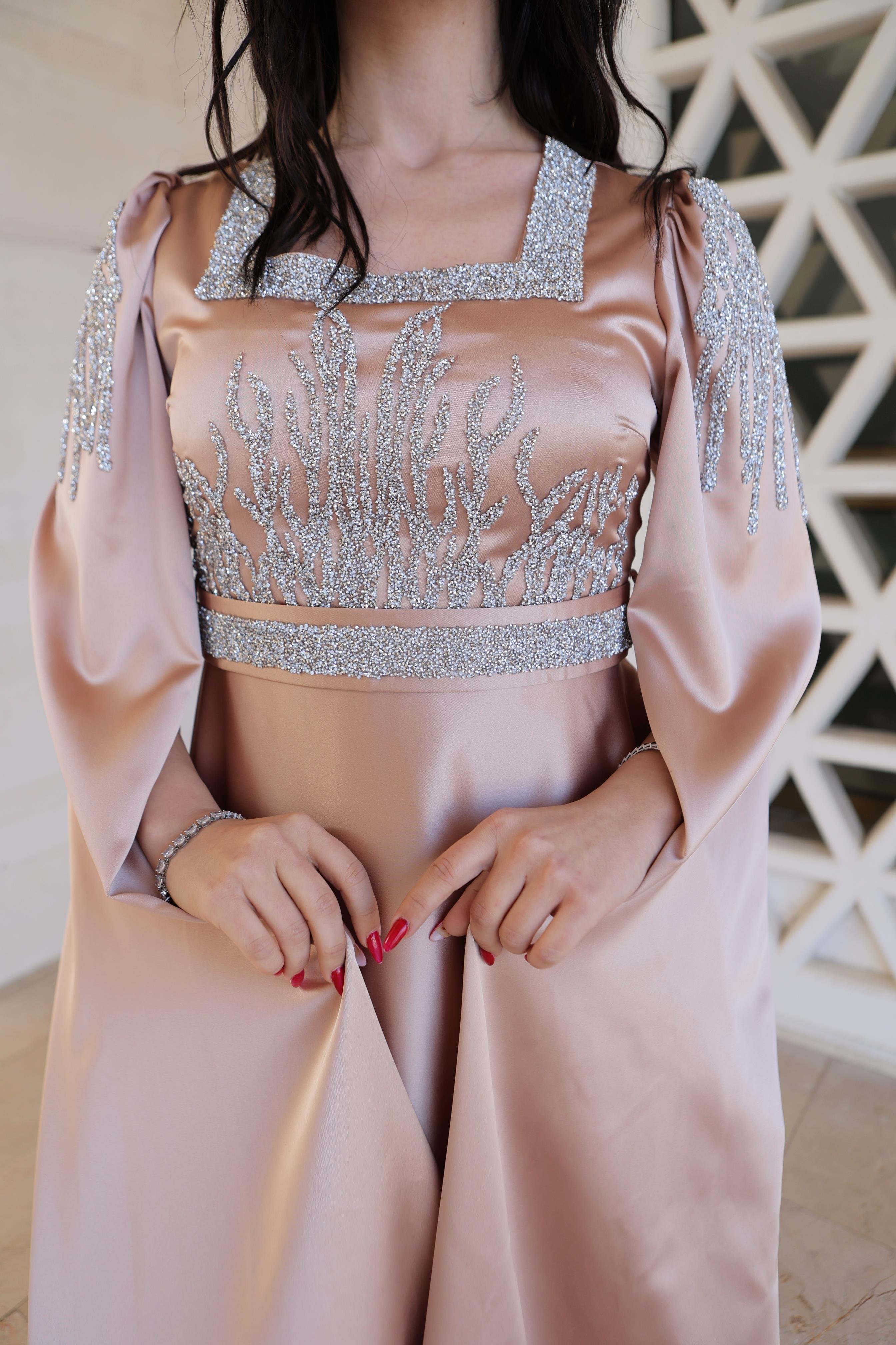 Hijab Swan Evening CamelLP2021