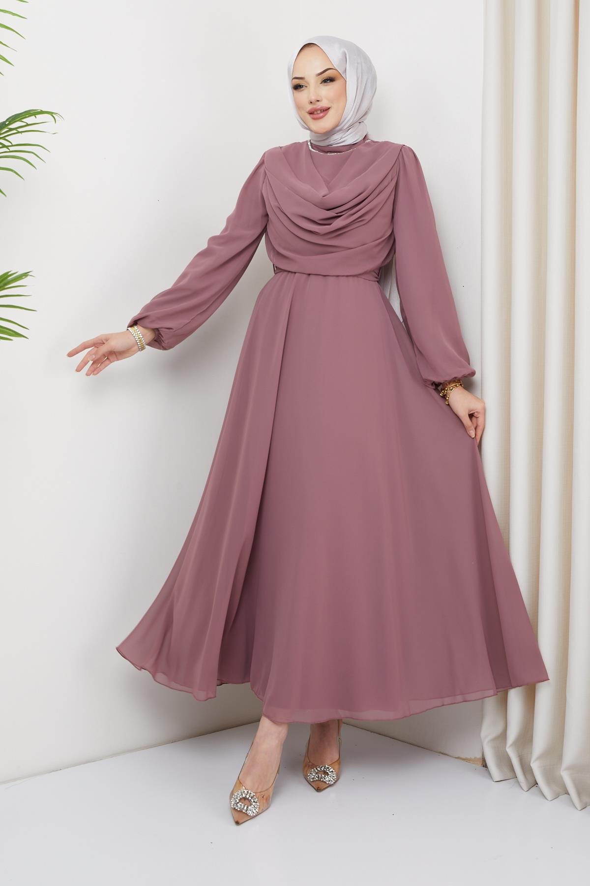 Hijab Ariyana Shawl Yaka Dress DressHM2010