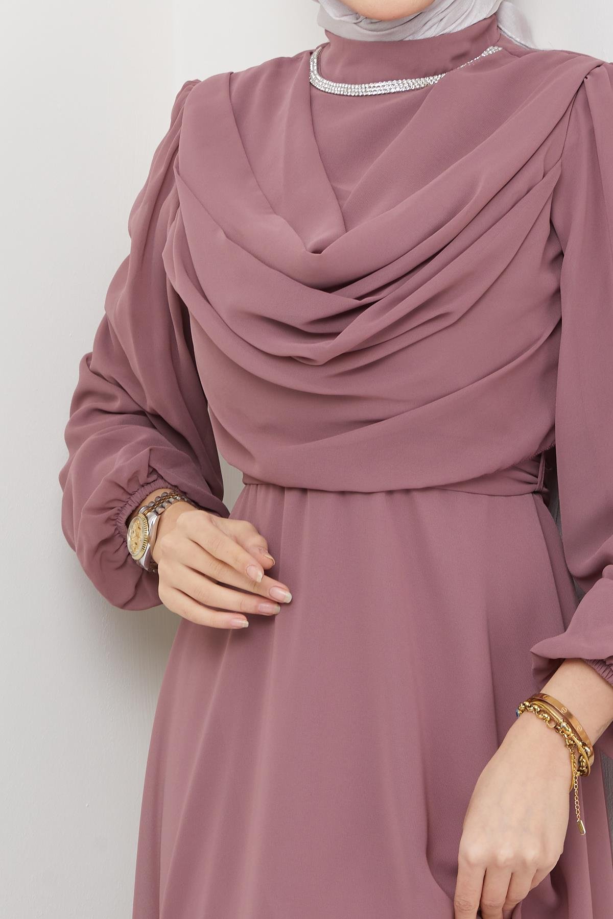 Hijab Ariyana Shawl Yaka Dress DressHM2010