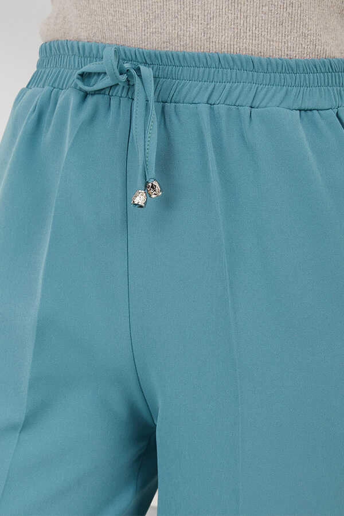 Tesettür Beli Lastikli Pantolon MintHM2794