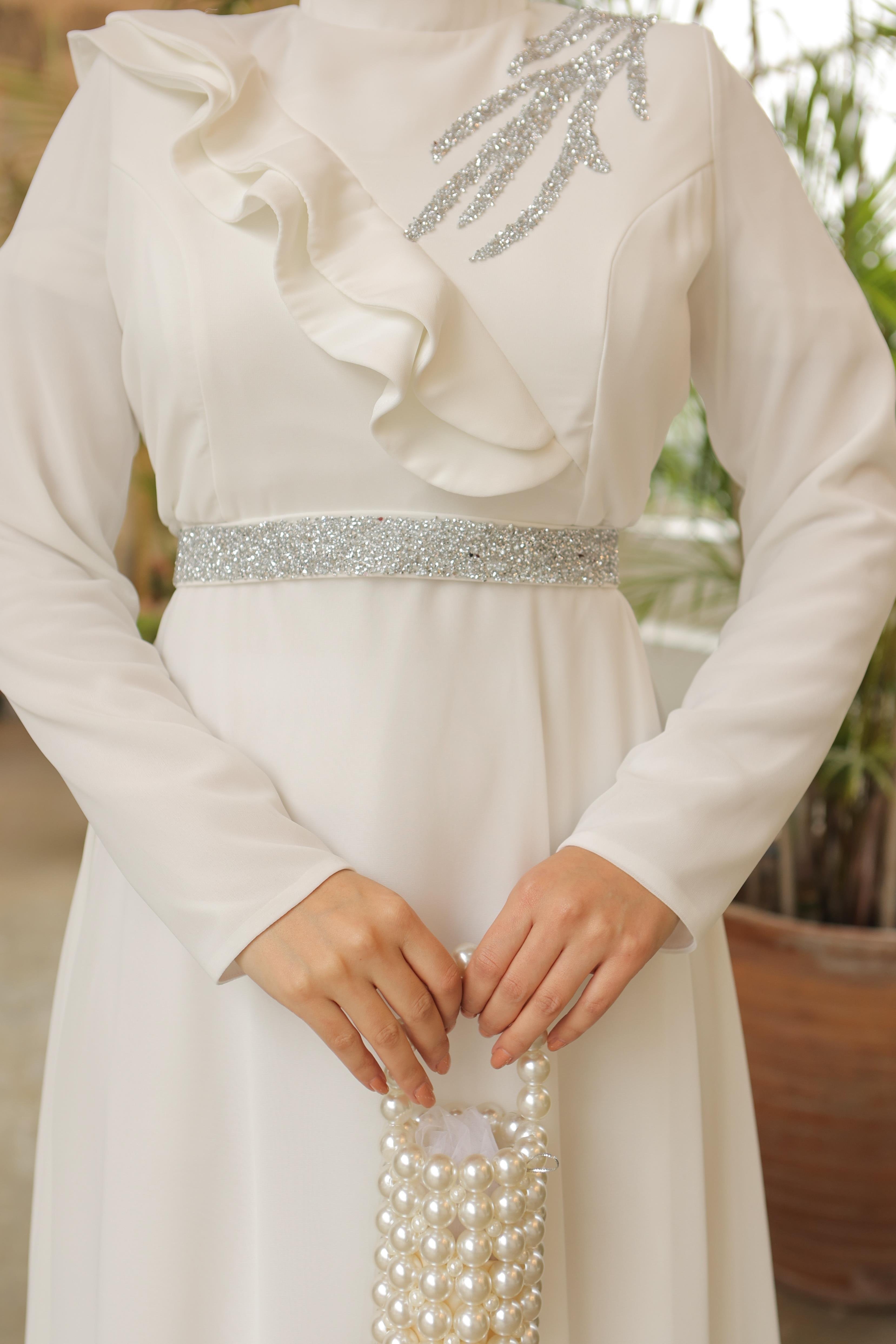 فستان سهرة متواضعLP6003-1