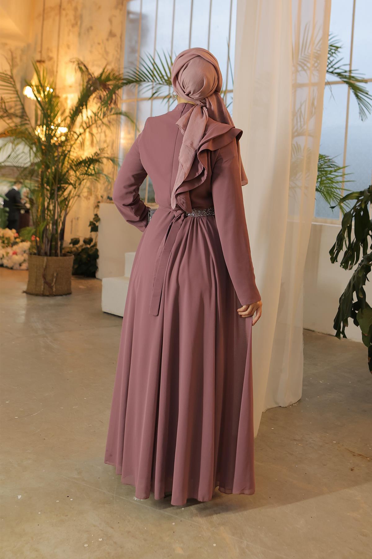 فستان سهرة متواضعLP6003-1