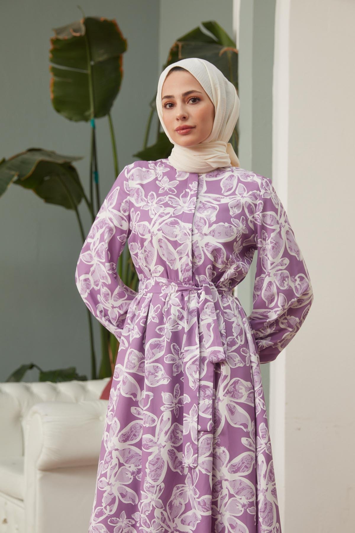 Tesettür Vika Jessica Elbise Lilahm4150