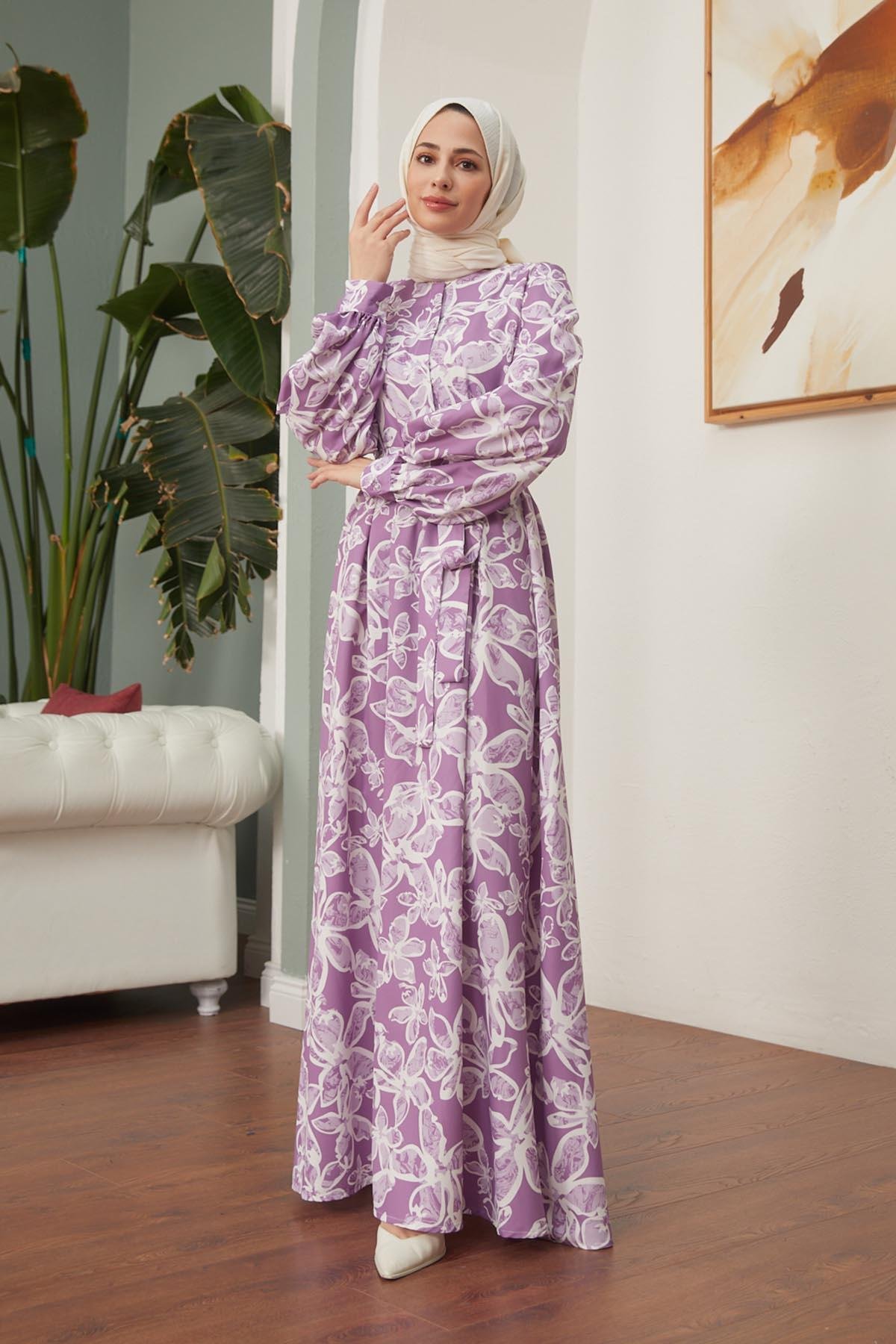 Tesettür Vika Jessica Elbise Lilahm4150