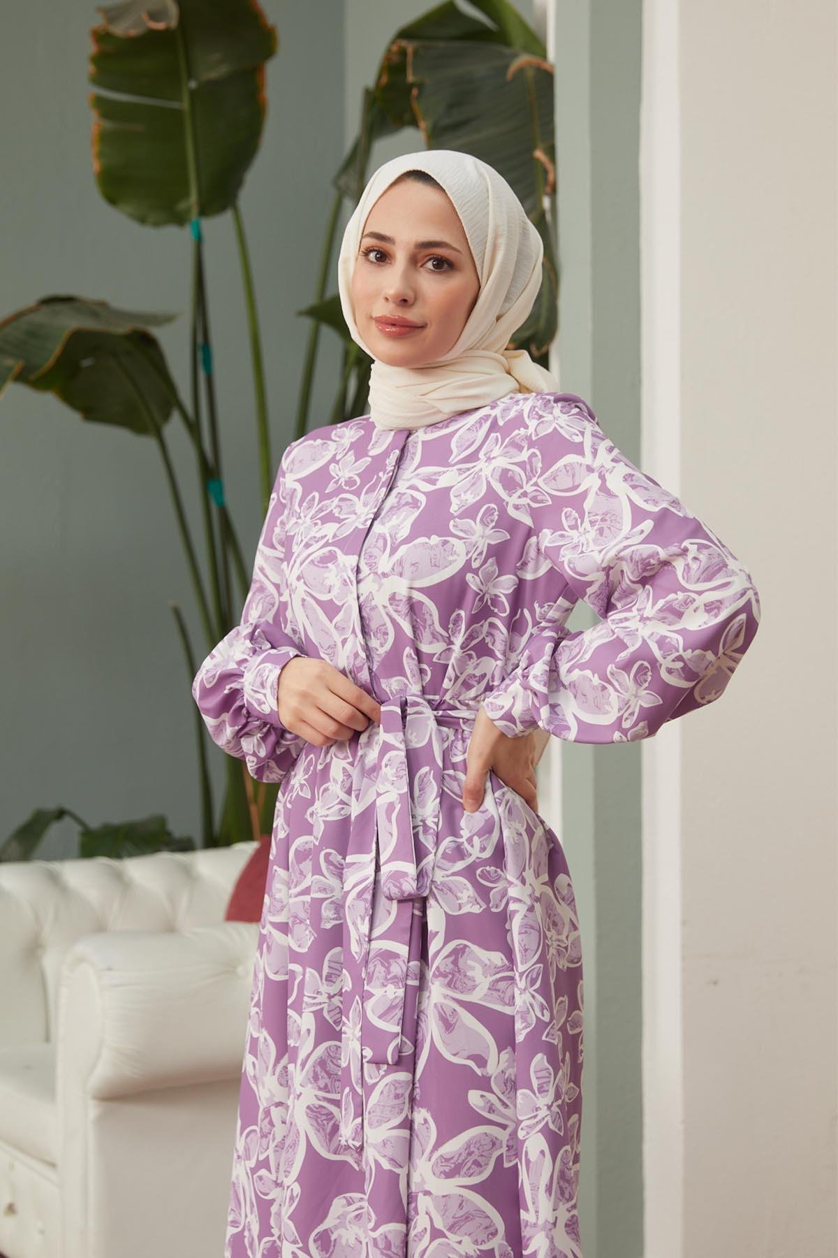Tesettür Vika Jessica Elbise Lilahm4150