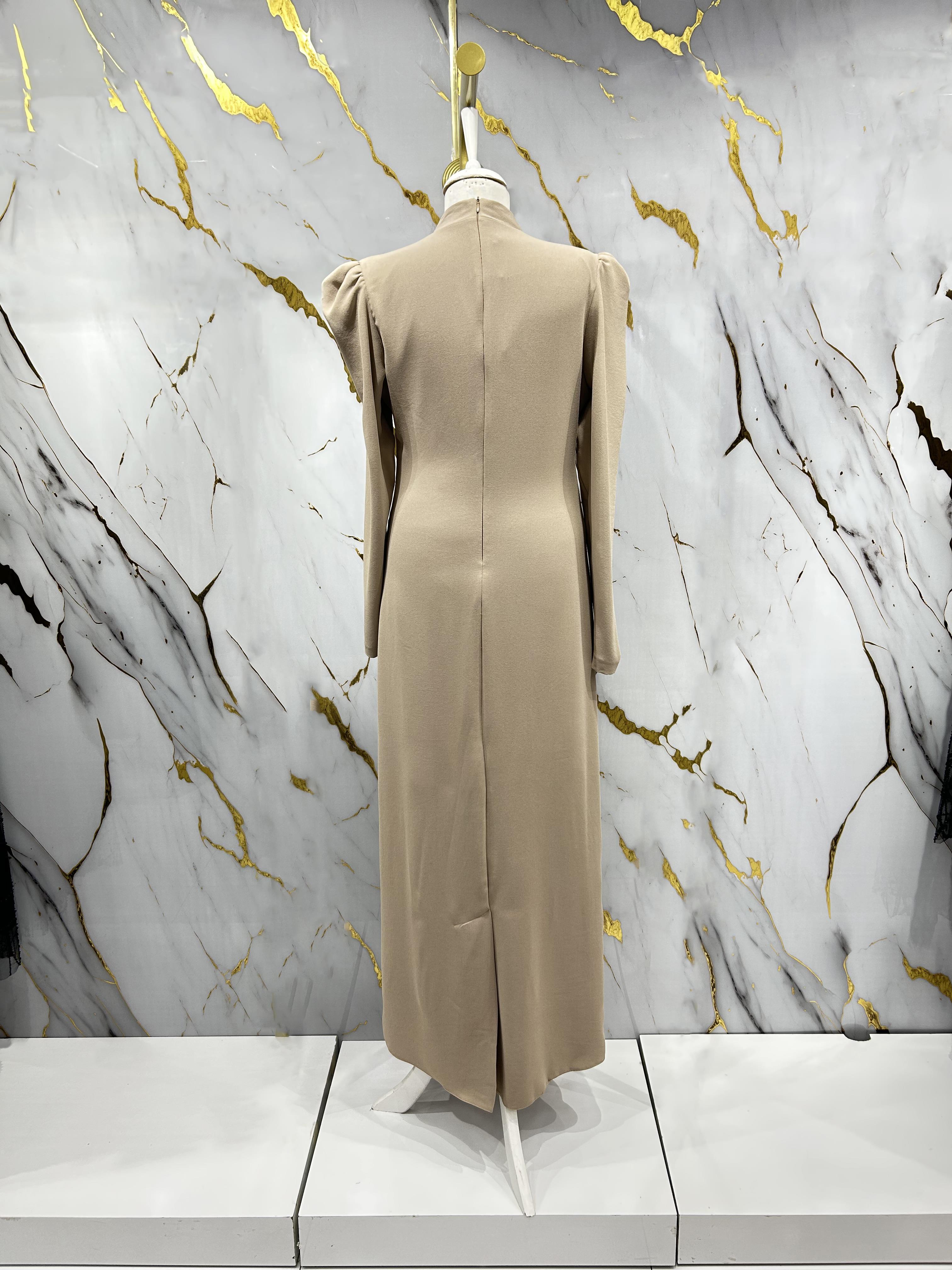 Tesettür Zer Krep Abiye BejLP6187