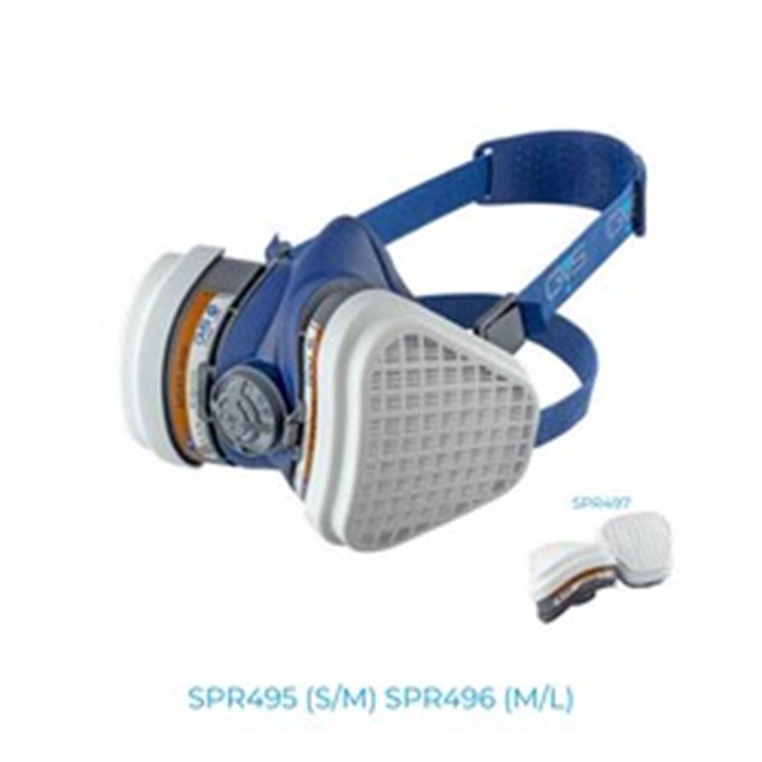 GVS Elipse A2-P3 RD Filtre İle Birlikte Gaz Ve Toz Maskesi SPR495