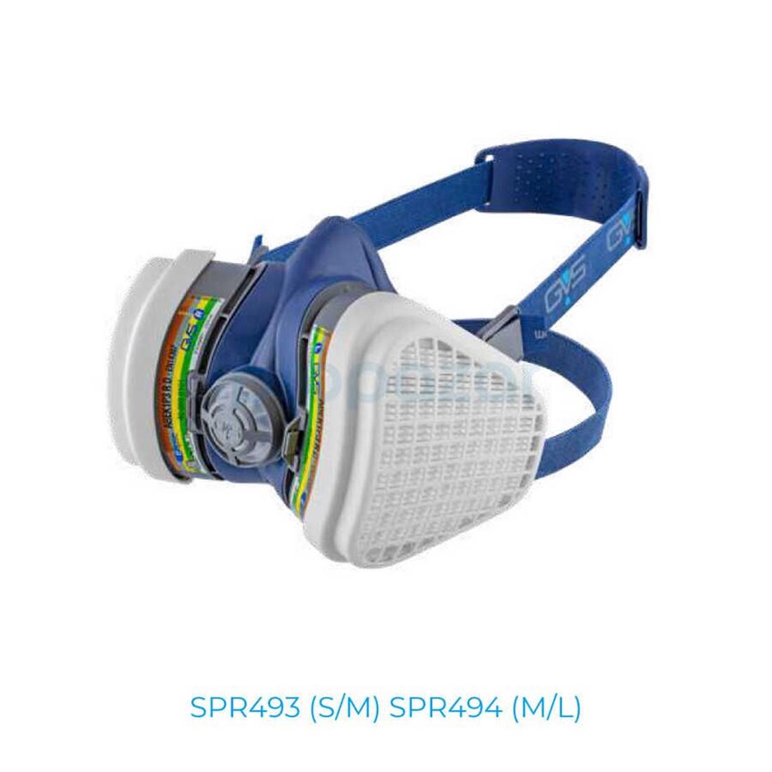 GVS Elipse SPR511 A1 Organik Gaz Filtreli Yarım Yüz Maskesi