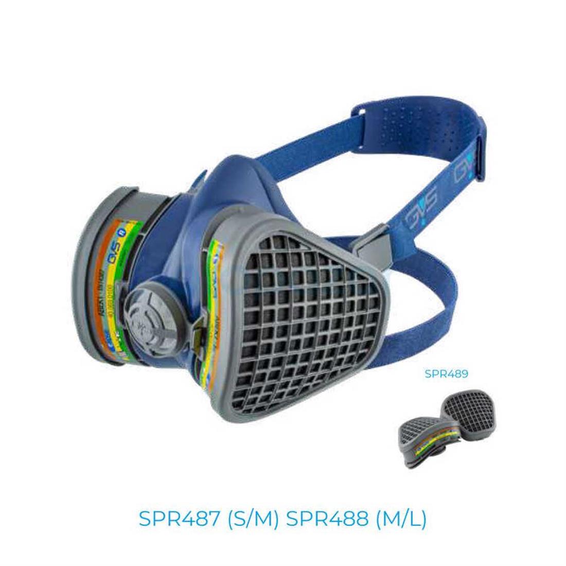 GVS Elipse Yarım Yüz Maske ve ABEK1 Filtre Seti - SPR487