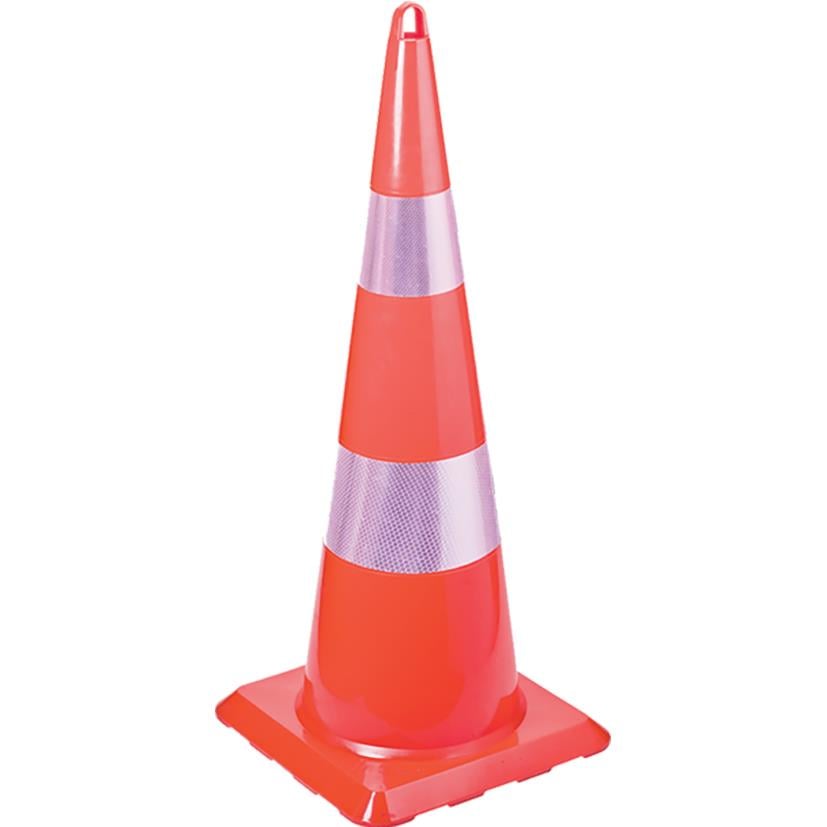 Kırılmaz Trafik Konisi 900 mm (Çift Reflektifli) – UT 5008