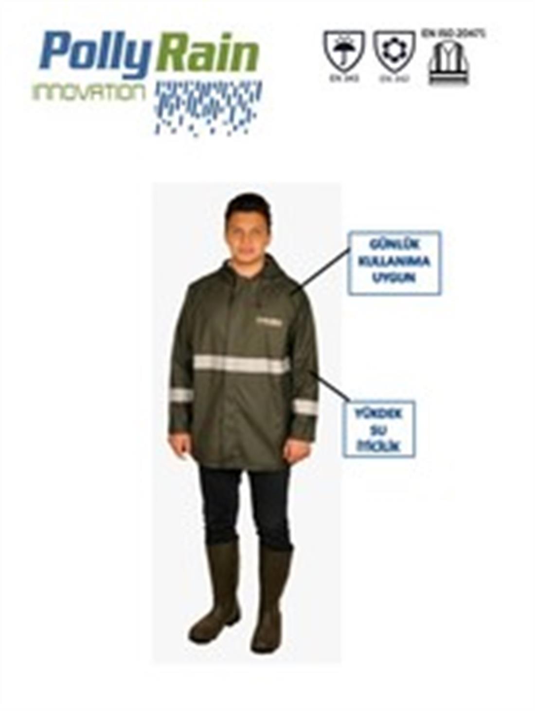 Polly Boot PollyRain Pu Polyamide Ceket Yağmurluk